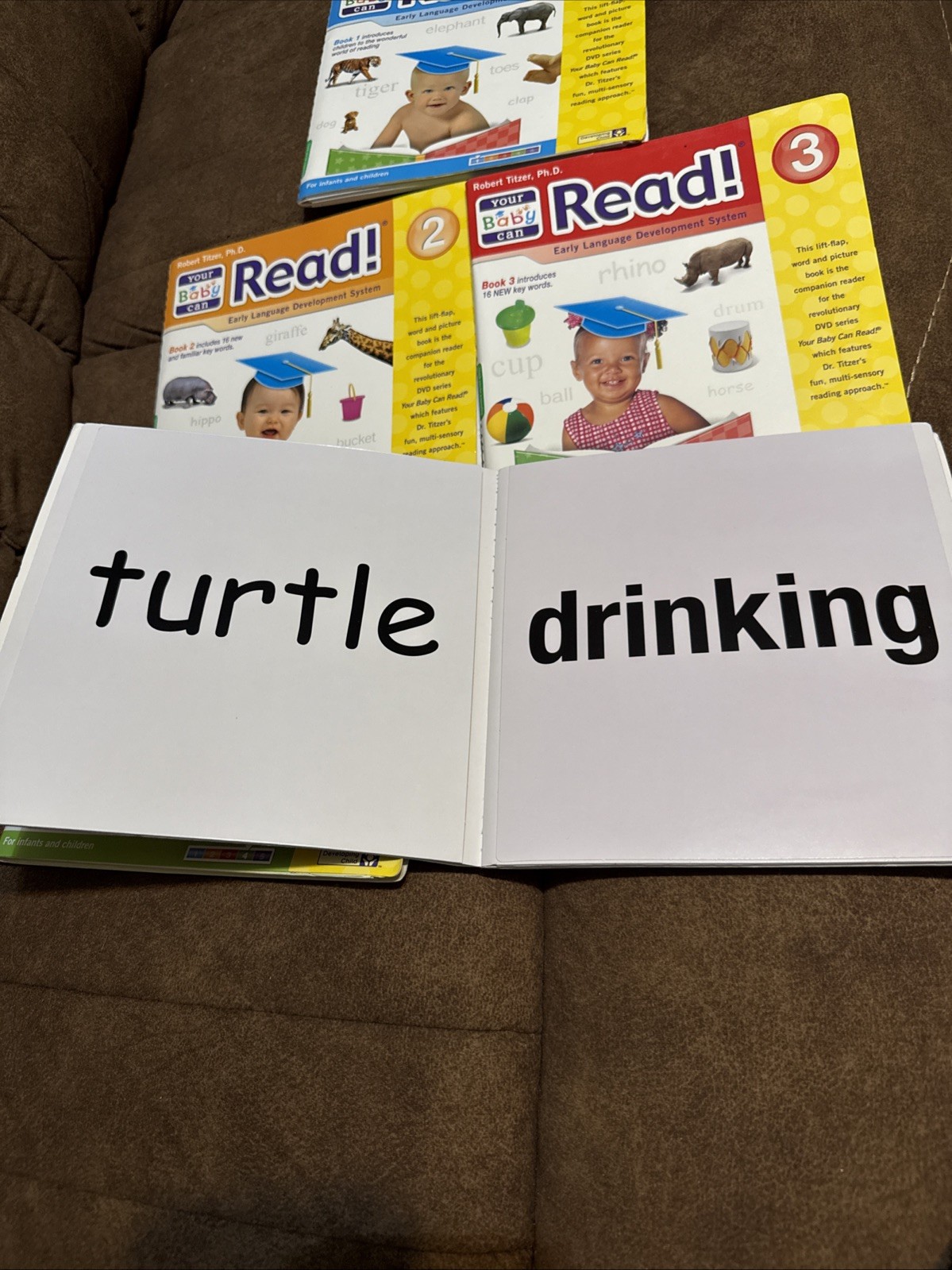 5 Your Baby Can Read Books by Robert Titzer Early Language Development System