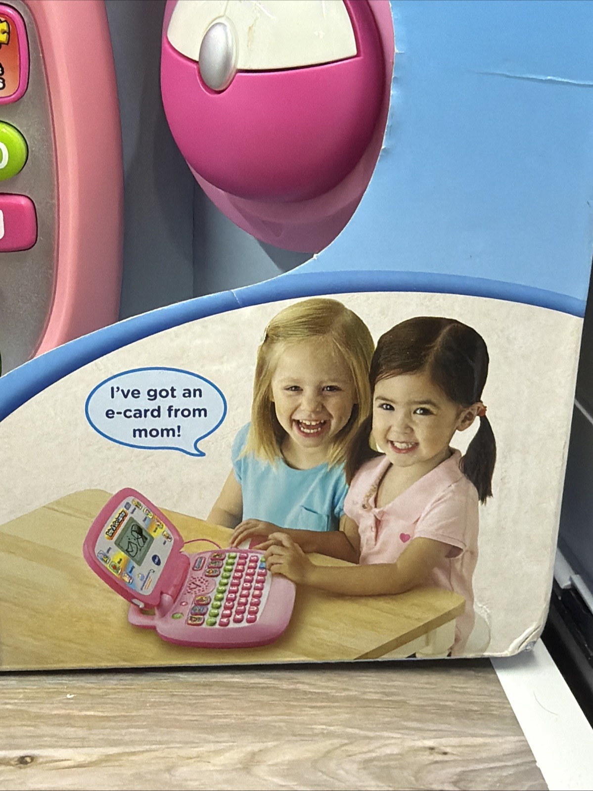 RARE VTECH PINK TOTE &GO LAPTOP EDUCATIONAL COMPUTER TOY WEB CONNECT MUSIC GAMES