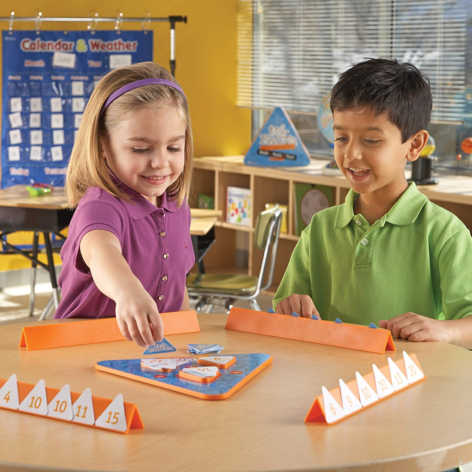 Tri-Facta Addition and Subtraction Game, Early Math Skills, Ages 6+