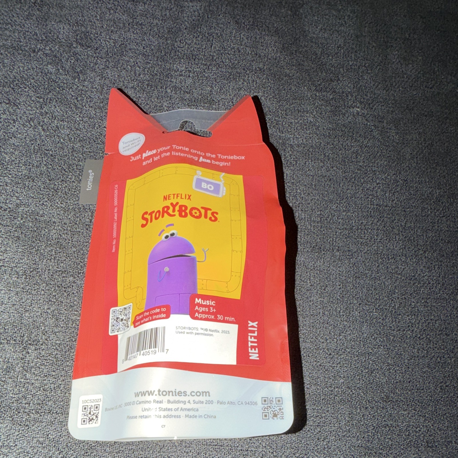 tonies Netflix StoryBots Bo Tonie for Toniebox (Ages 3+)