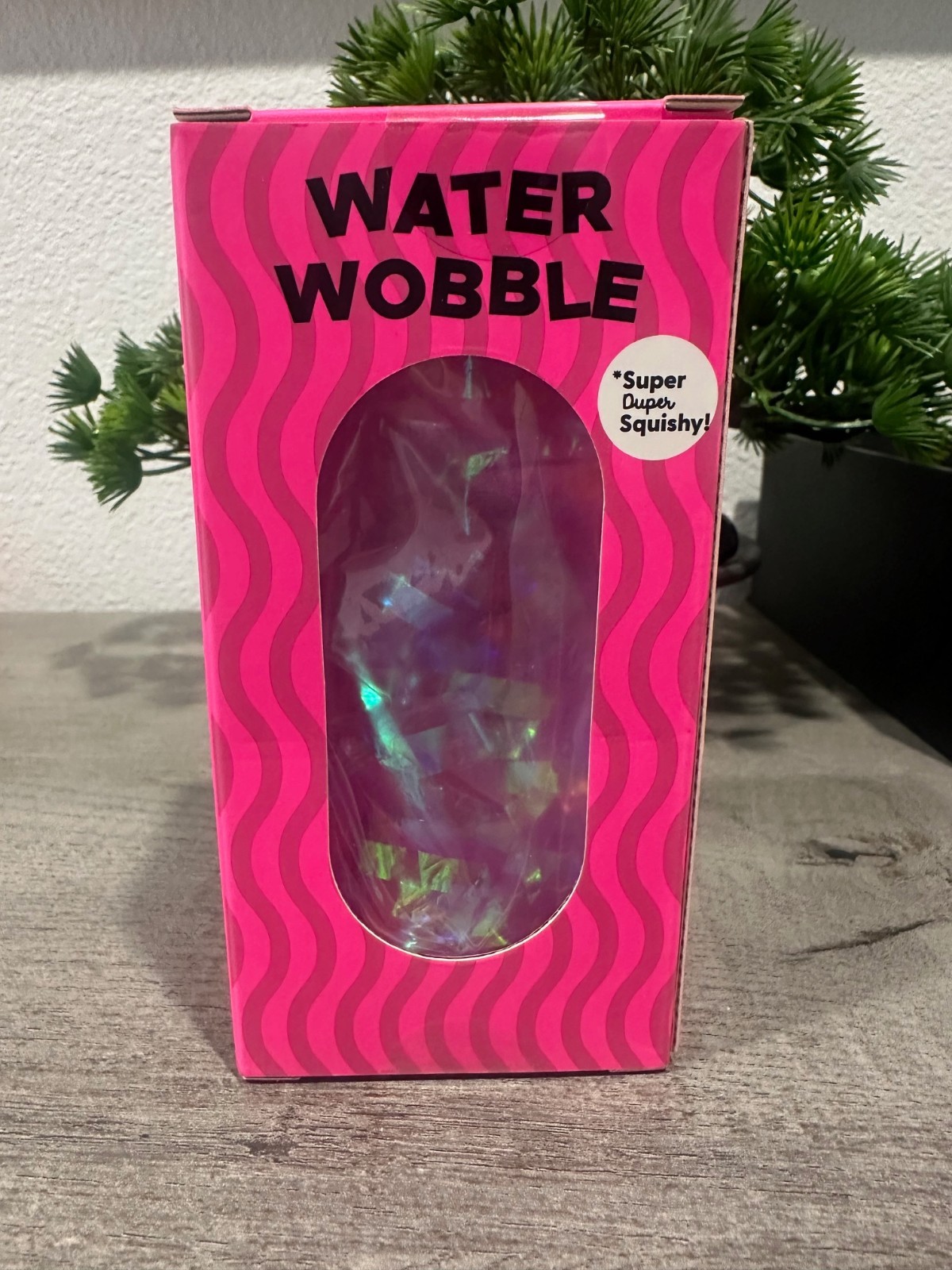NEW!! Water Wobble Super Duper Squishy Toy Pink Official