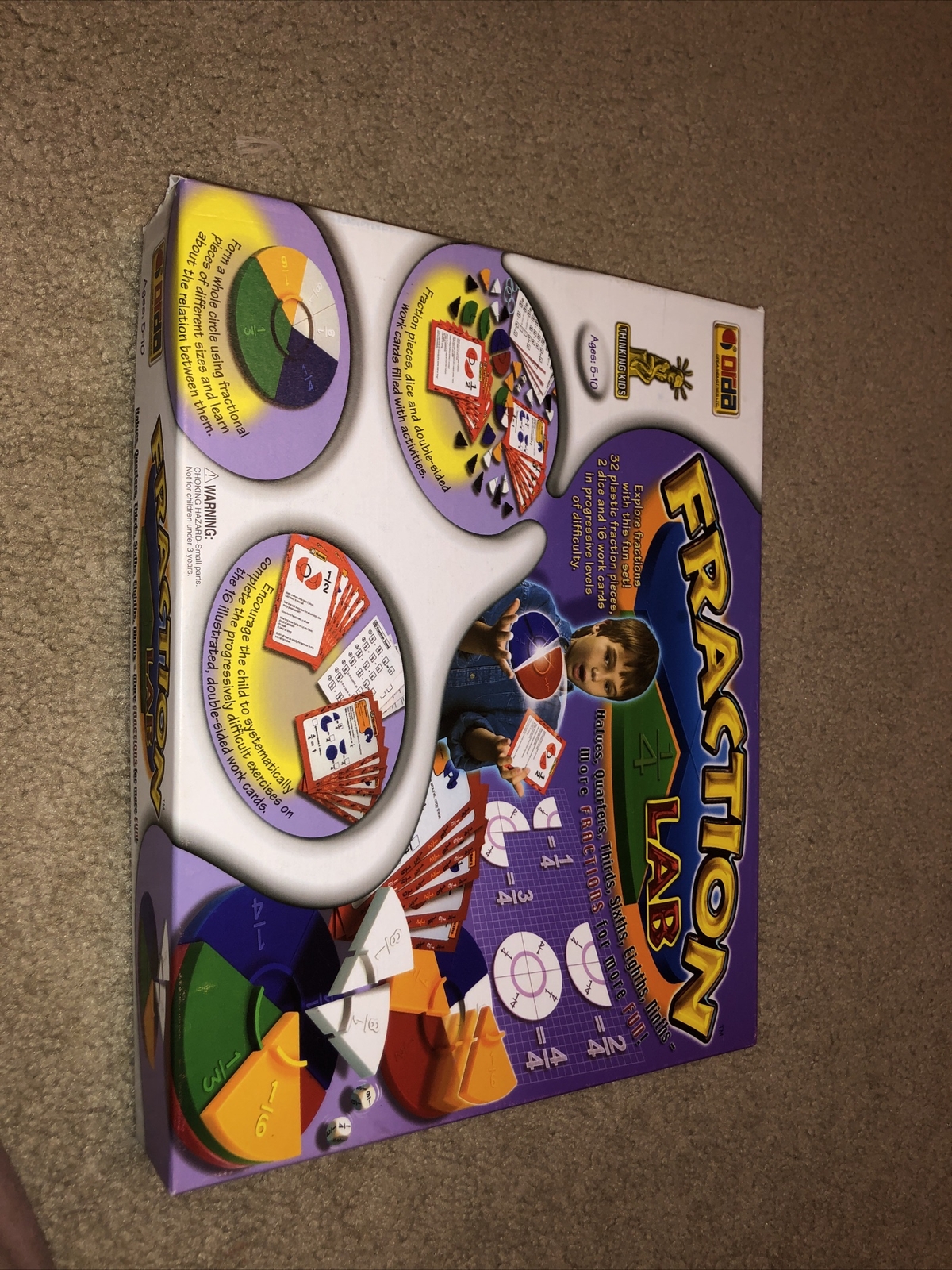 Fraction Lab Game Orda Learn Educational Family Home School Math Made in Israel