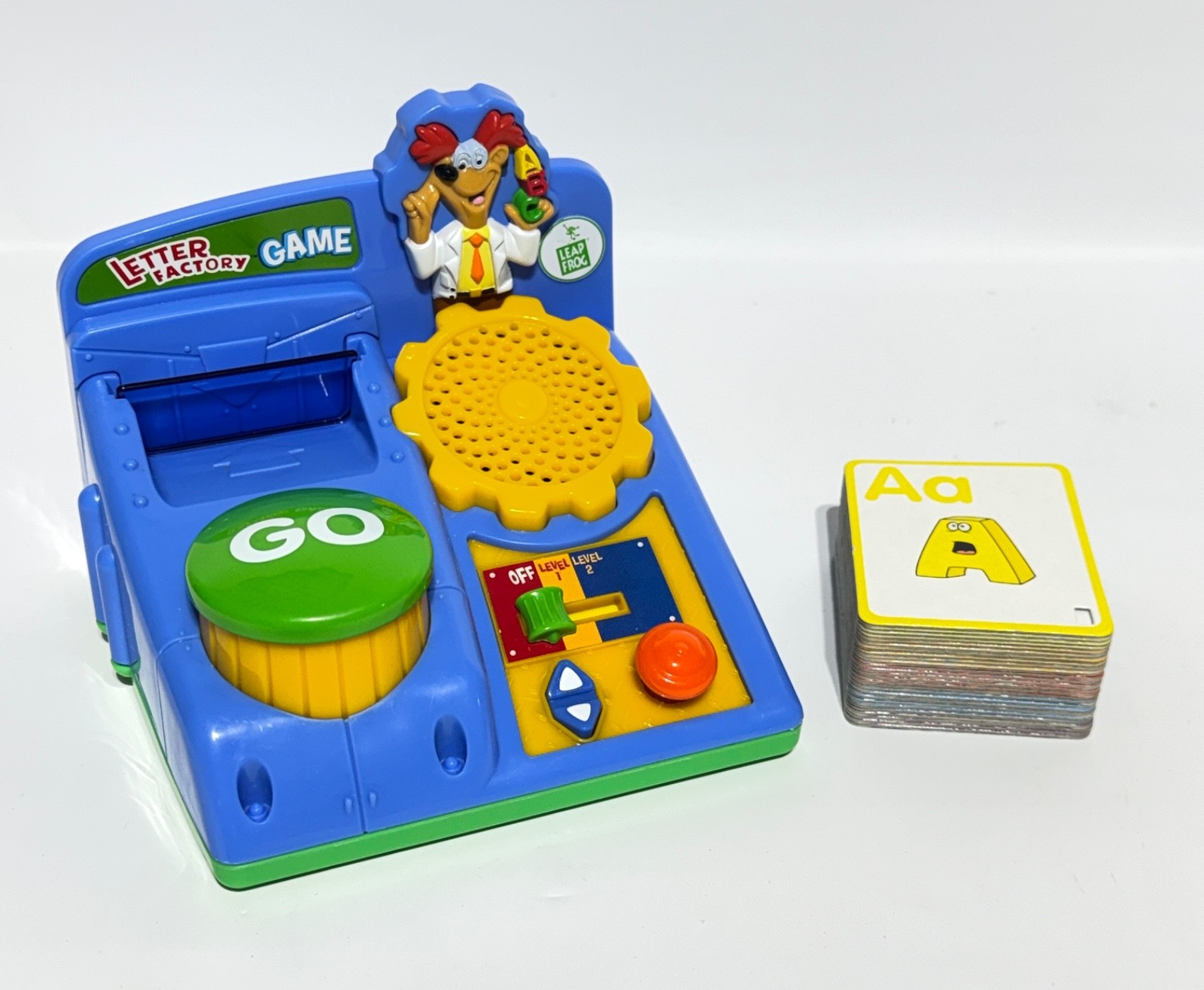 Leap Frog Letter Factory Game Electronic Card Reader and Cards ONLY
