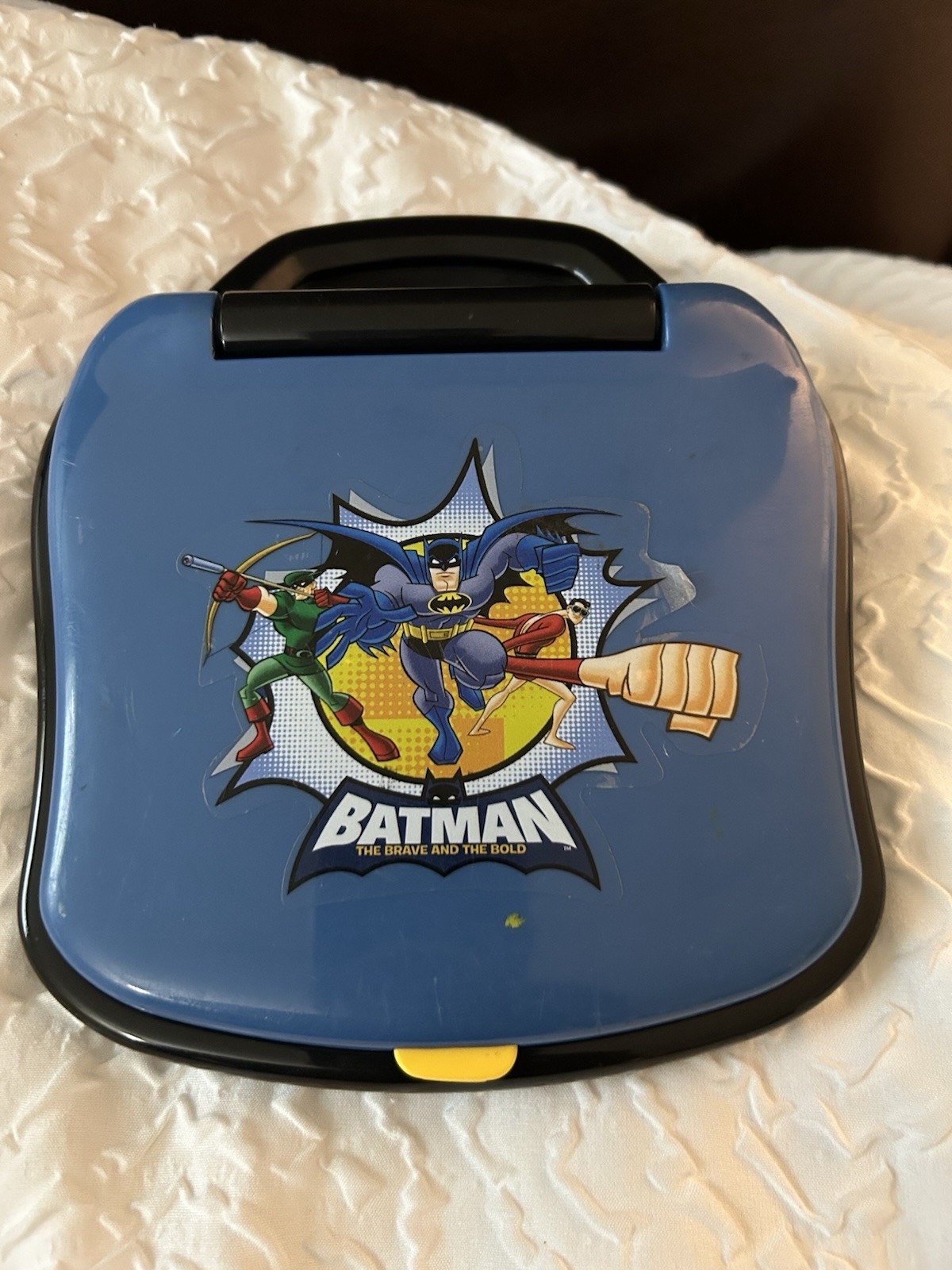 BATMAN THE Brave & The Bold Learning Toy Computer Mini Laptop Kids Toy Tested