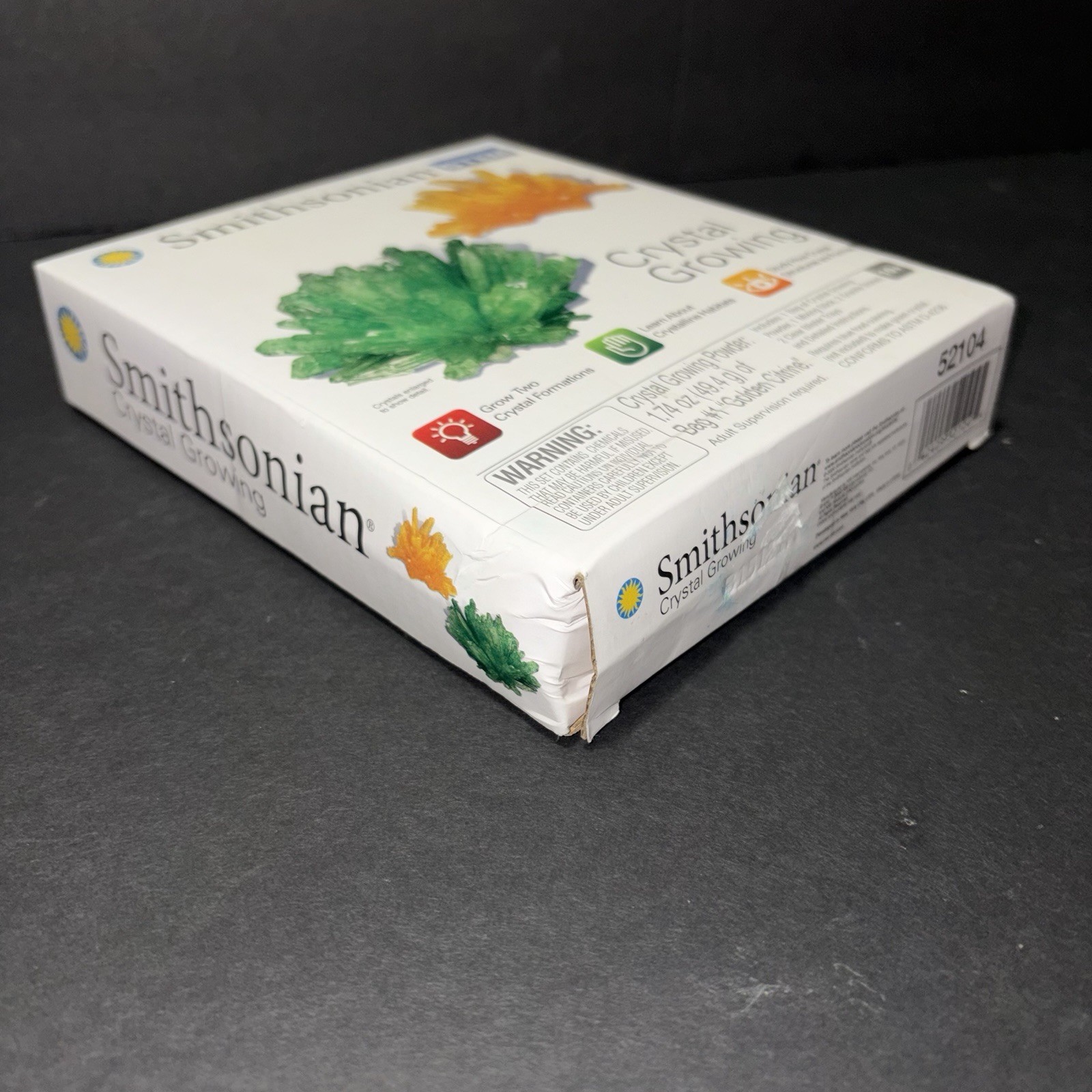 Smithsonian earth science STEM Crystal Growing Kit New in Box Age 10+