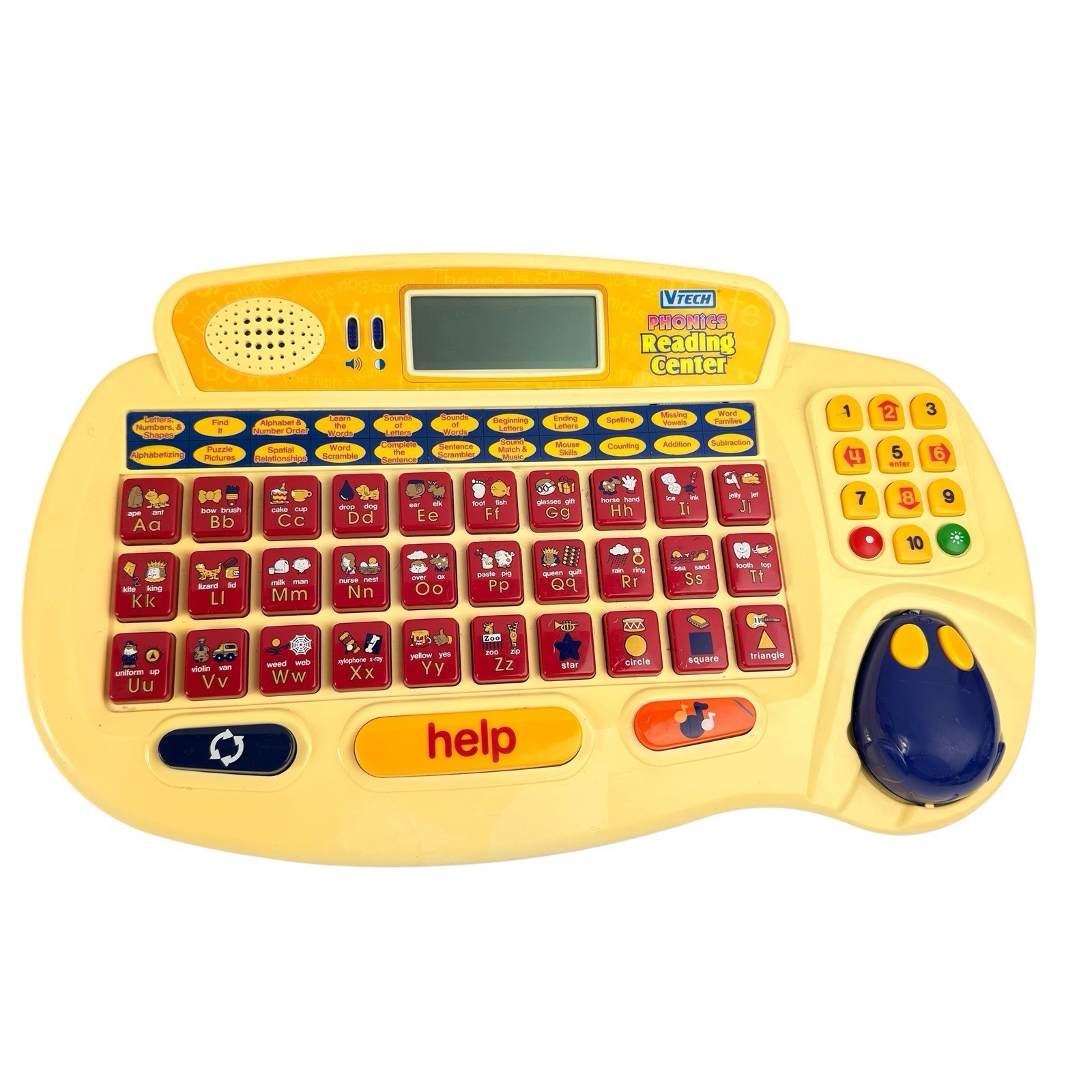 VINTAGE Little Smart V-Tech Phonics Reading Center Laptop Educational Toy TESTED