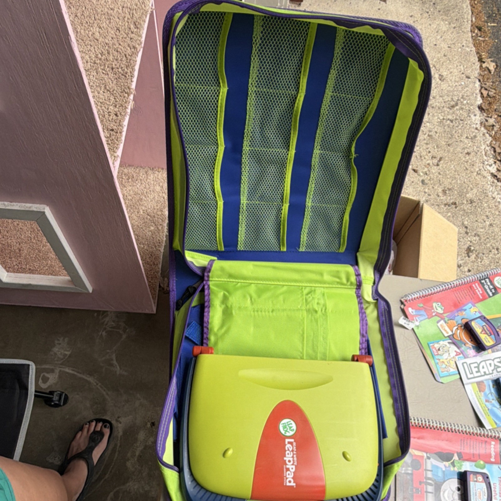 LeapFrog LeapPad Learning System with Case, Books, and Cartridges for Ages 4-7