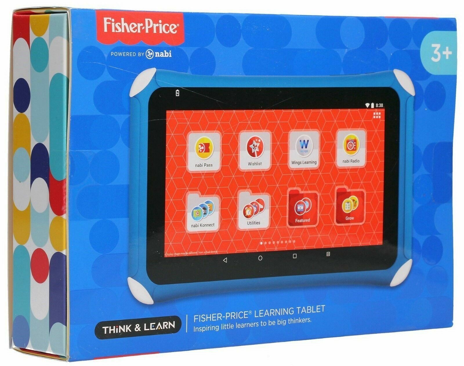 NEW Nabi Fisher-Price Learning 7″ Kids Tablet Android FGC64-9993 numbers 16GB