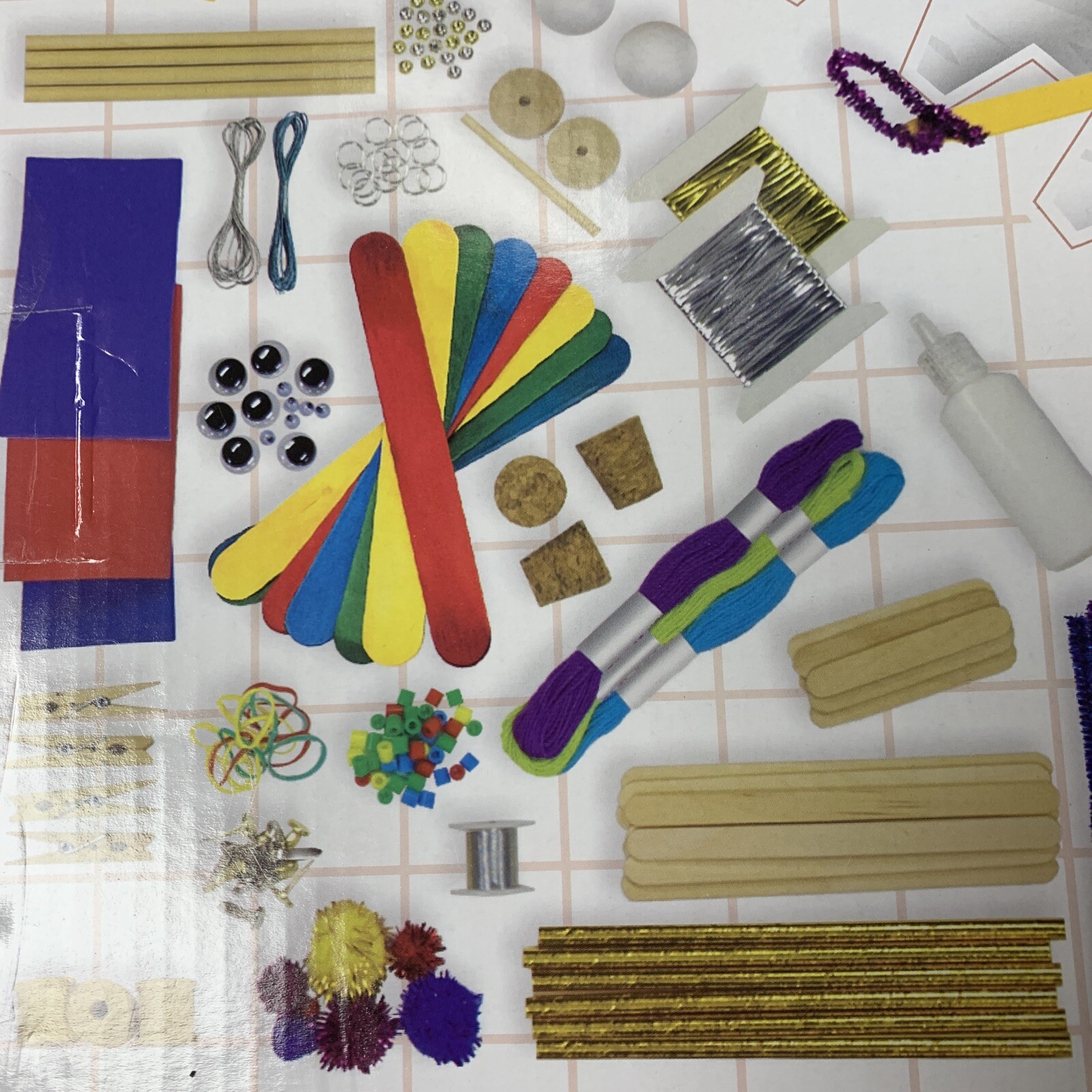 Dabble Lab Kids Inventors Box Fun Educational Crafts Ages 8 + 250 Pieces