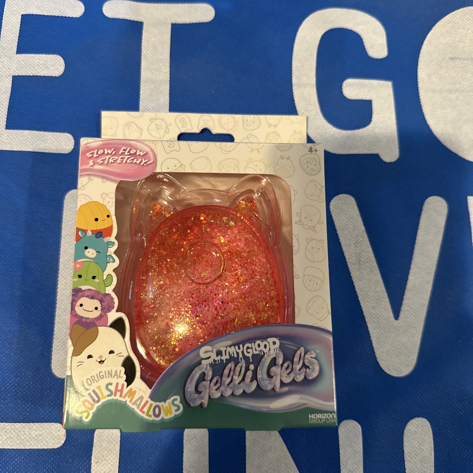 Squishmallows SlimyGloop Gelli Gets Glitter Tactile Squeeze Toy squishy