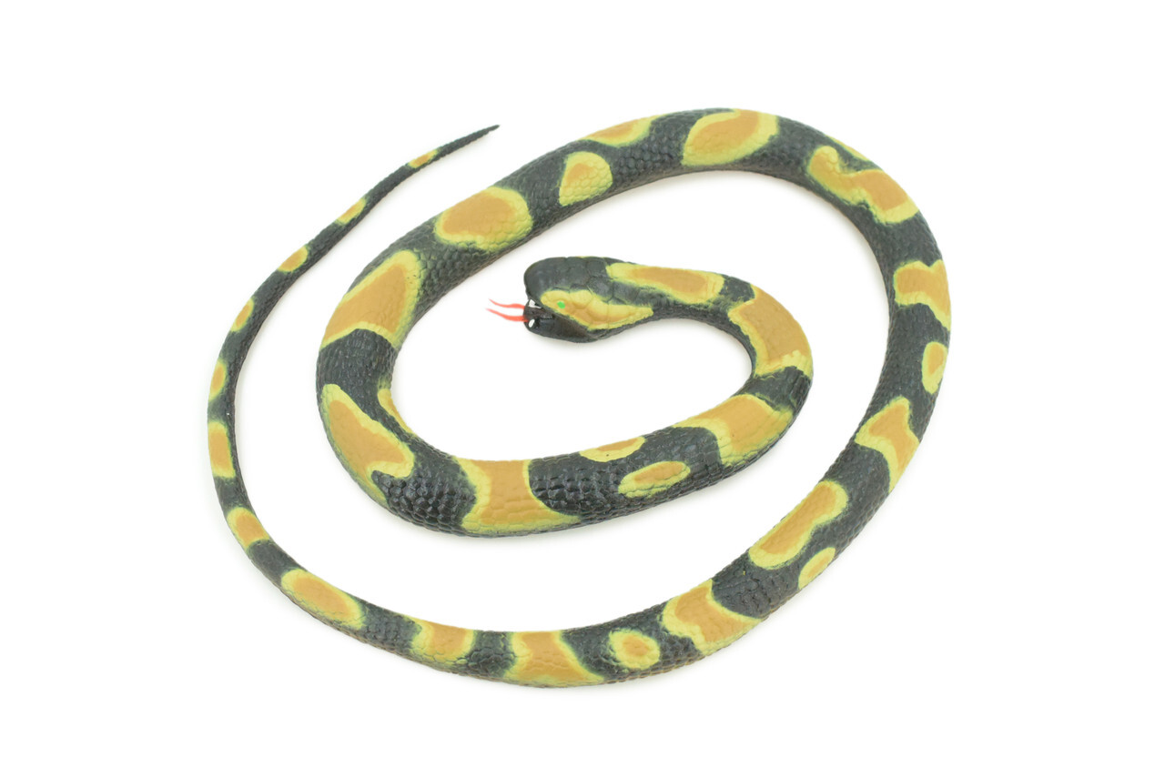 Ball Python Snake, Rubber Snake Toy, Realistic, Replica, Gift, 42″ WR23 BB316