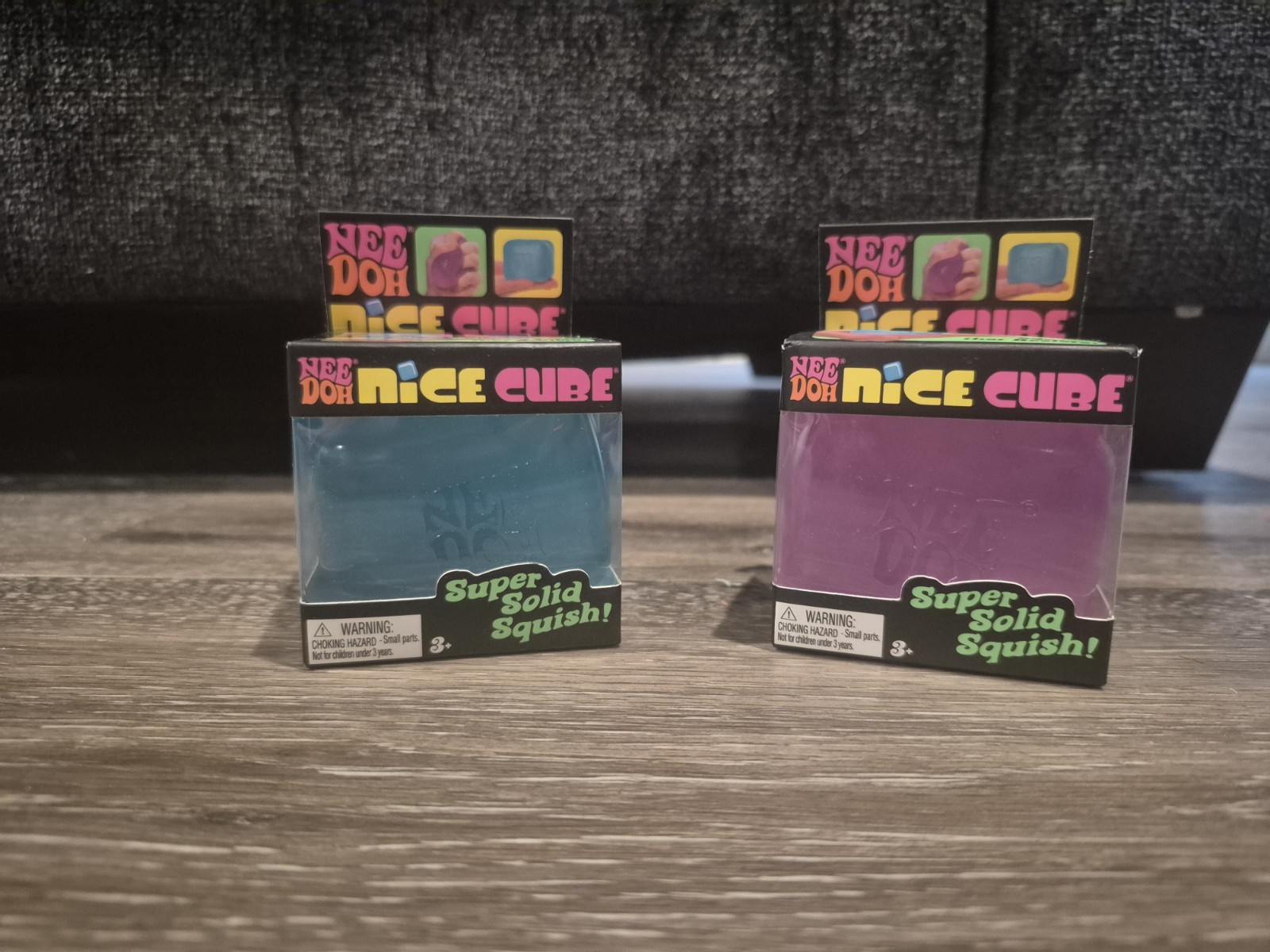 Needoh Nice Cube 2 Pack Purple And Blue New In Package