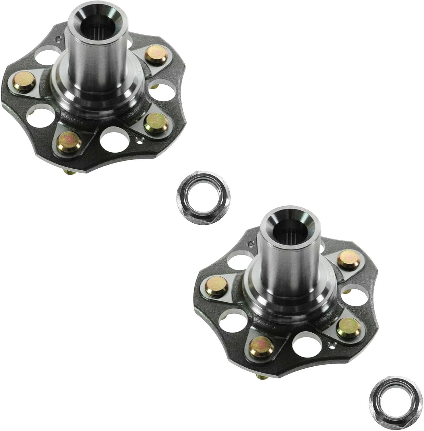 TRQ Wheel Hubs Rear Driver Left Side & Passenger Right Side 2 Piece Set for 2003