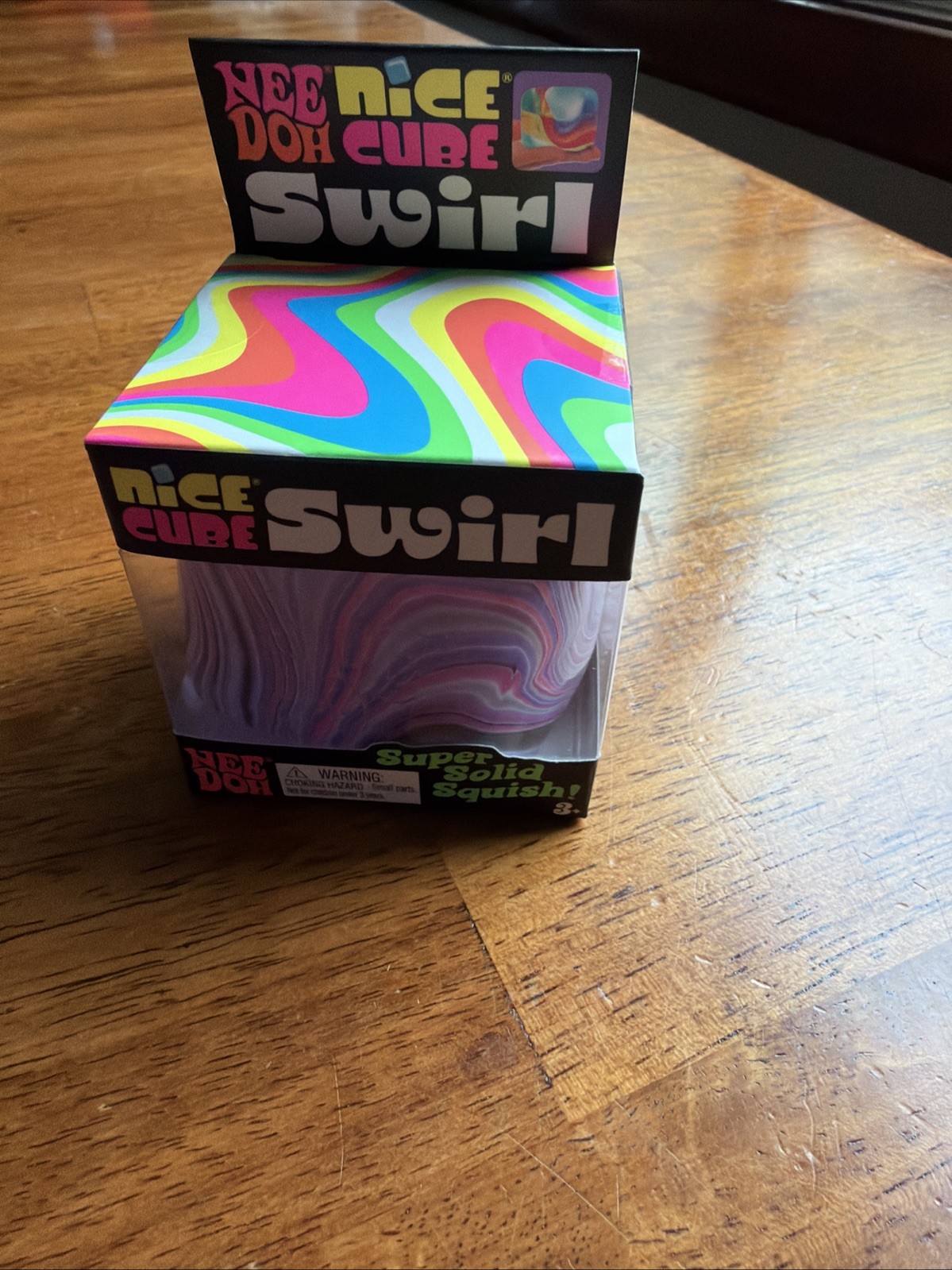 PURPLE/BLACK/PINK Schylling NeeDoh Nice Cube SwirL squishy AUTHENTIC 1 per order