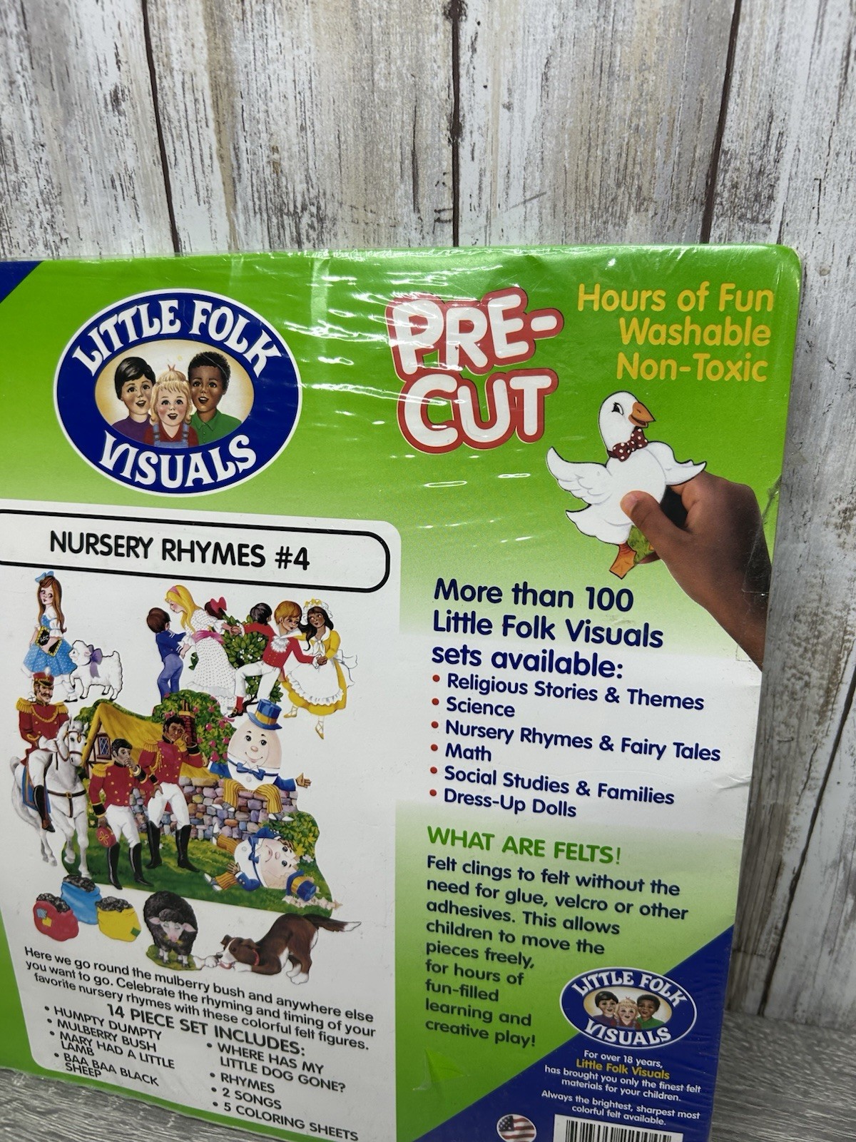 Pre-cut Felt Pieces for Nursery Rhymes Set #4 Little Folk Visuals