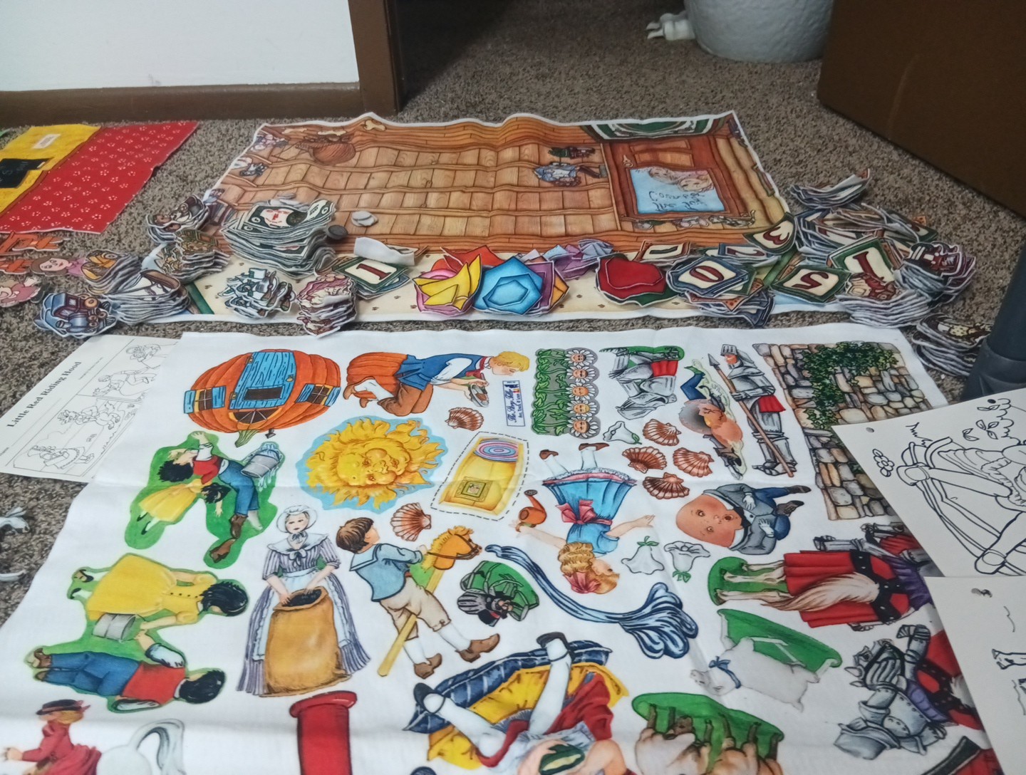 The Story Teller Felt Flannel Boards, Many Stories Lot School Princes TD17D