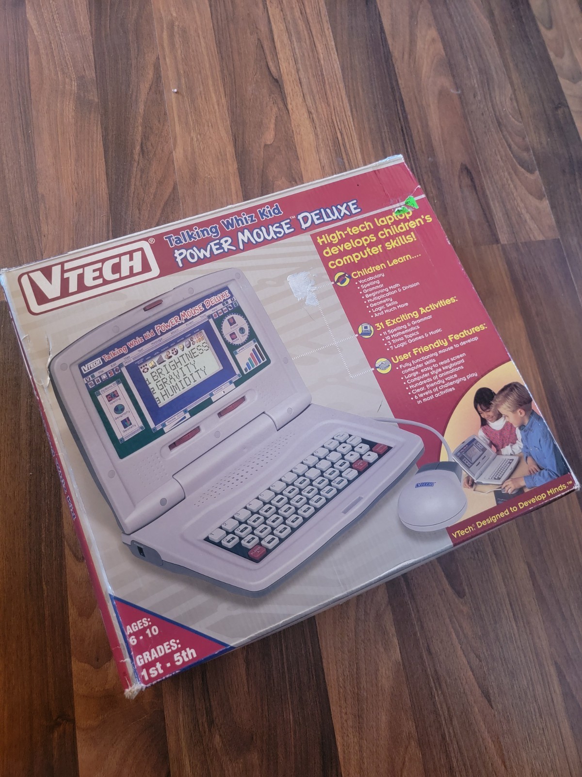 Vtech Computer Talking Whiz-Kid Power Mouse Working Children’s Laptop Learning