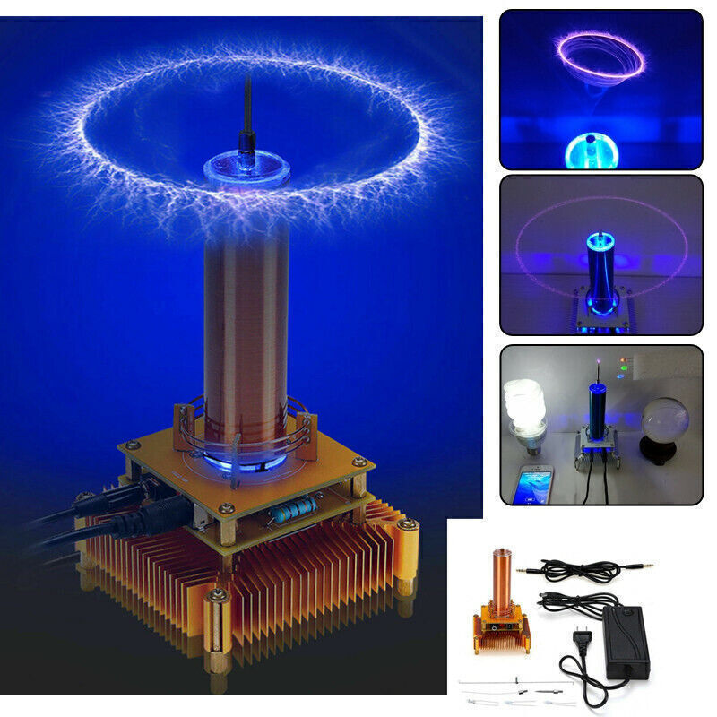 YSKJ-18 Bluetooth Music Tesla Coil Arc Plasma Speaker Fit Lighting Across Space
