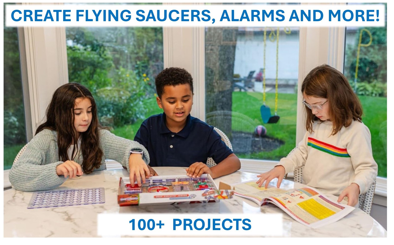 Jr. SC-100 Electronics Exploration Kit, Over 100 Projects, Full Color Project…