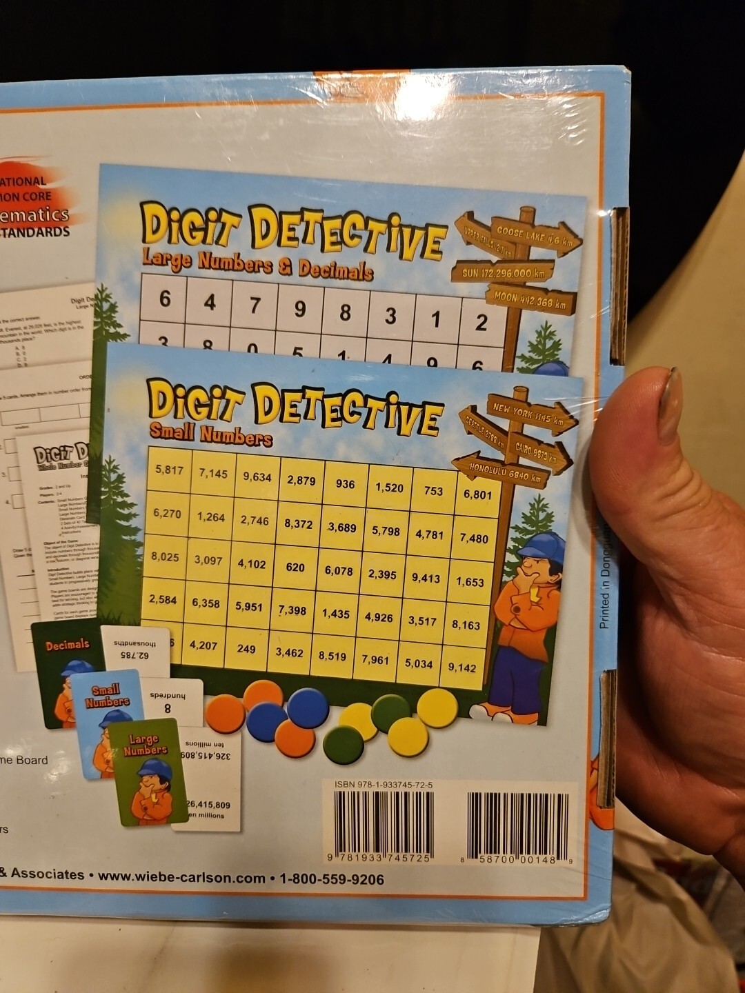 Digit Detective Game Whole Number & Decimal Place Value – WCA 4050-FACTORY SEAL