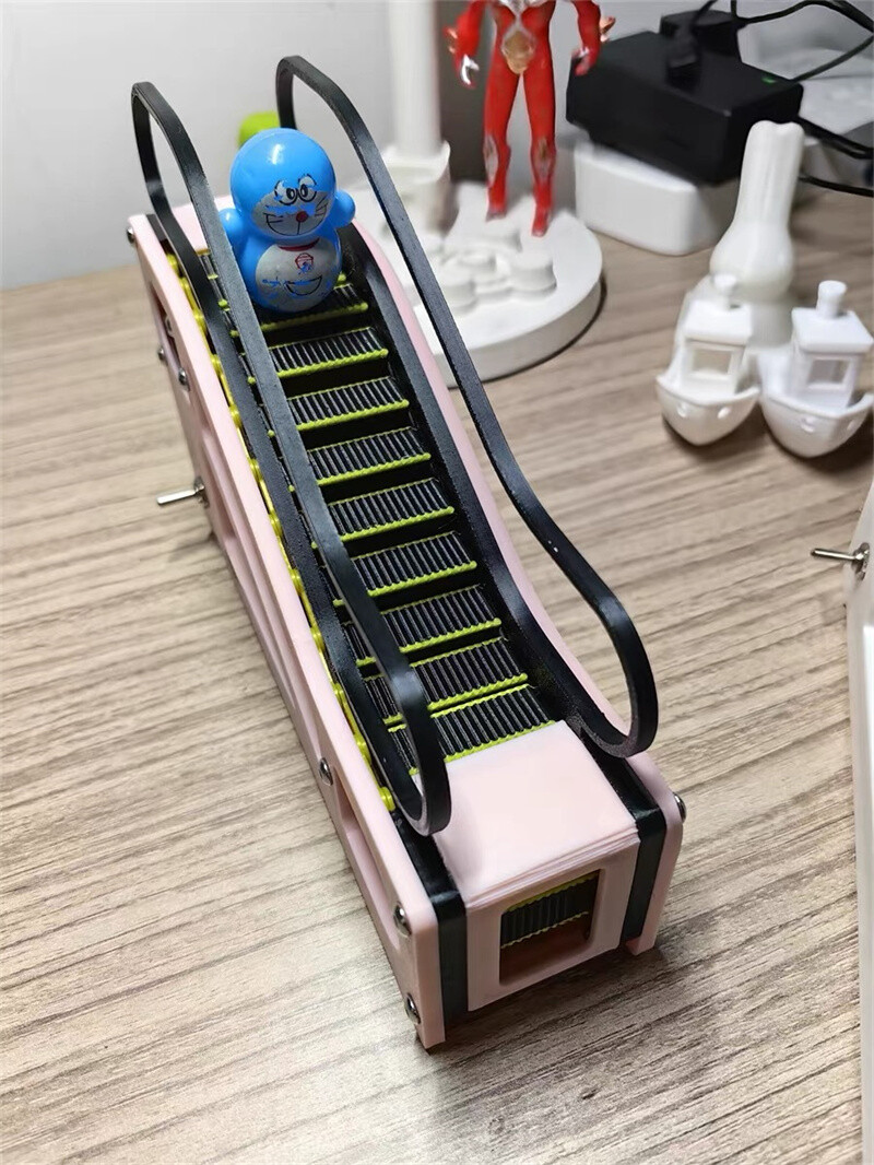 Escalator Simulation Lift Button Elevator Model Children Toy Electric Toys 3D