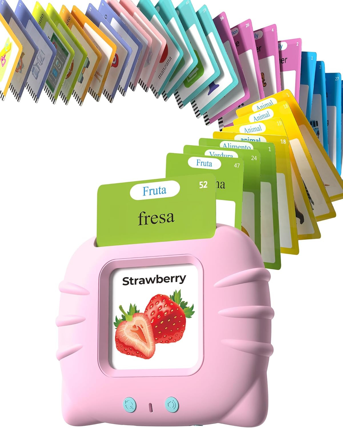 Talking Flash Cards for Toddlers 1 2 3 4 Year Olds, Montessori Language Learning