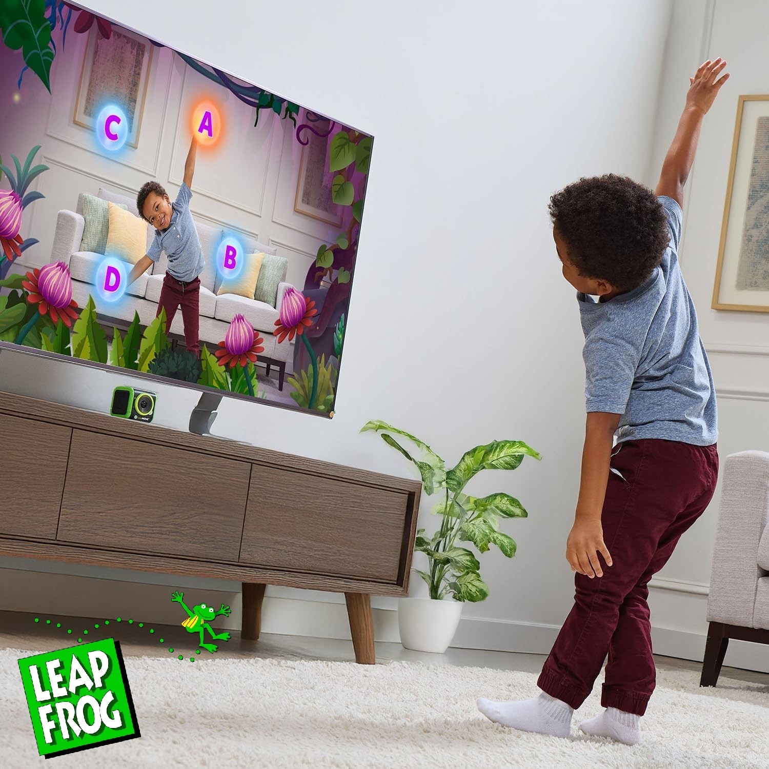 NEW LeapFrog LeapMove Gaming Console Motion-Based Learning 25 Preload Games