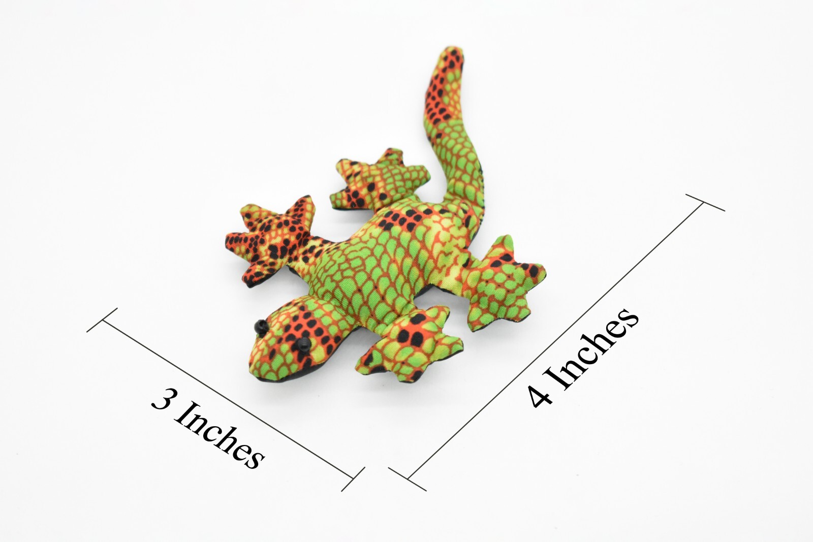 Gecko, Lizard, Green, Hand Made Thailand Sand Creatures, Toy, Paper Weight 3″