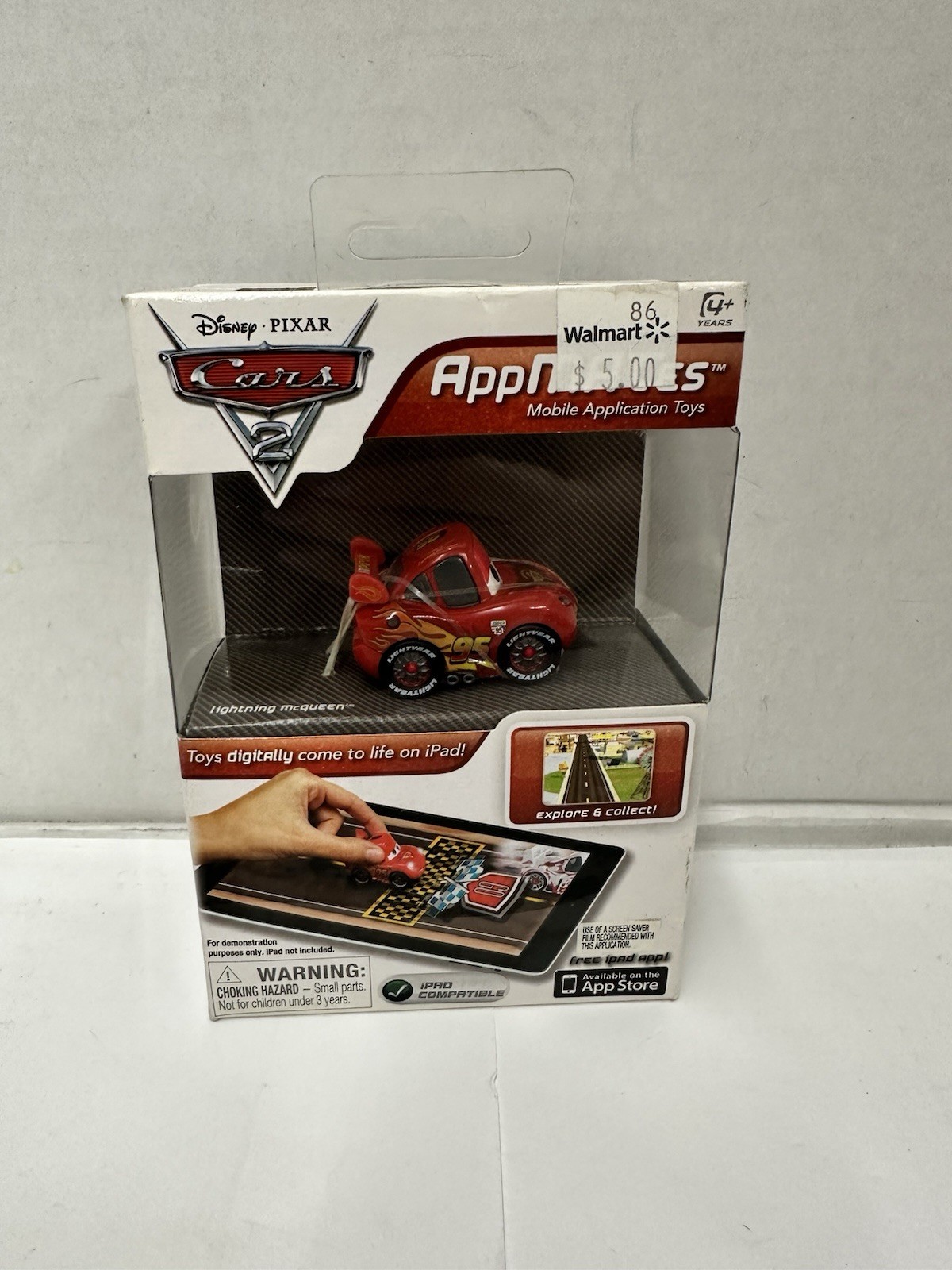 Disney Pixar Cars 2 AppMATes Single Pack Lightning McQueen iPad Compatible