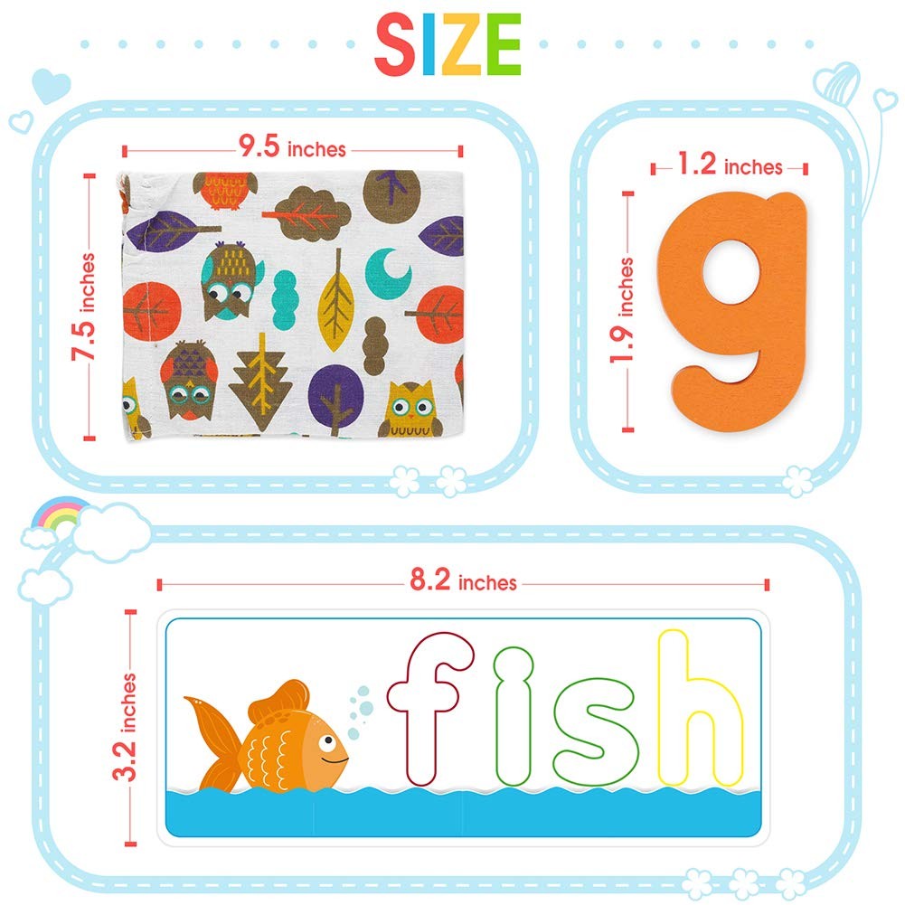 Learning Toys for 3 4 5 6 Years Old Boys Girls See & Spell CVC Word Builders New