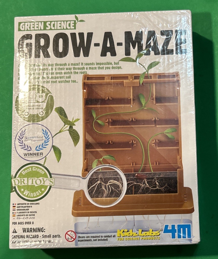 Green Science Grow A Maze Kit, Build A Plant Maze Science Kit