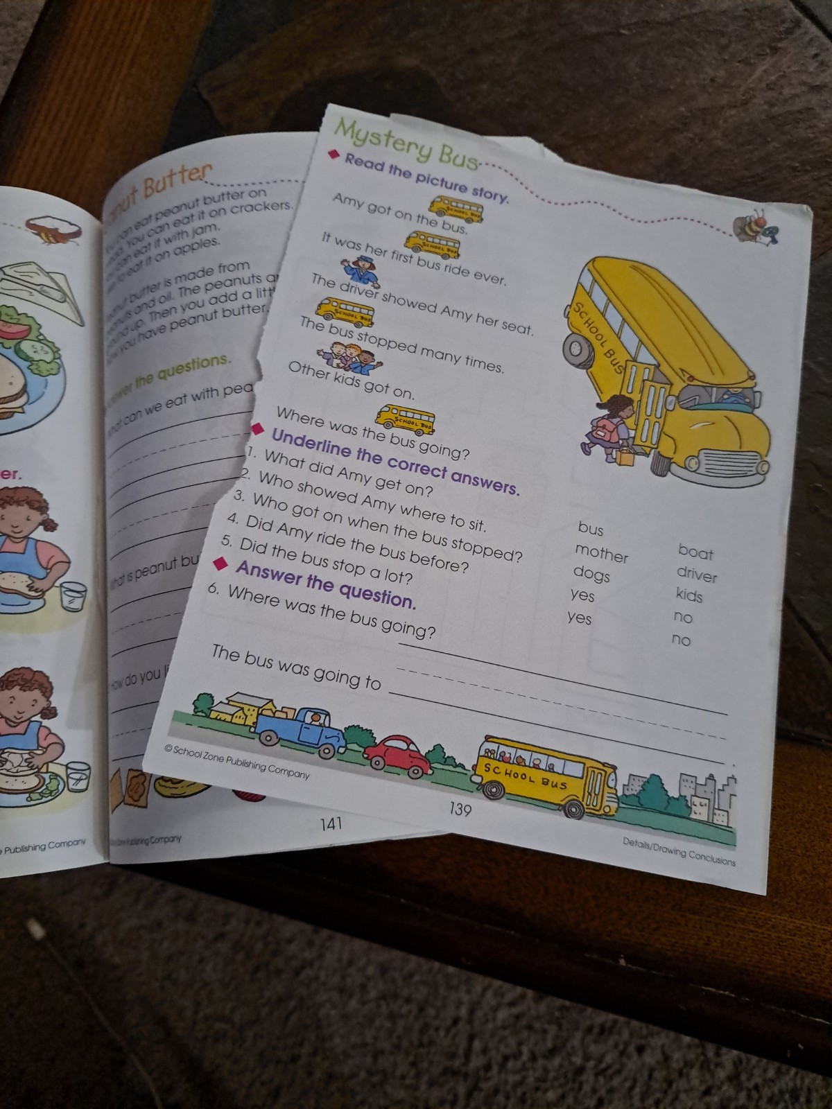 «Big First Grade Workbook»School Zone Publishing Co.320 Pages.New-2 Pages loose
