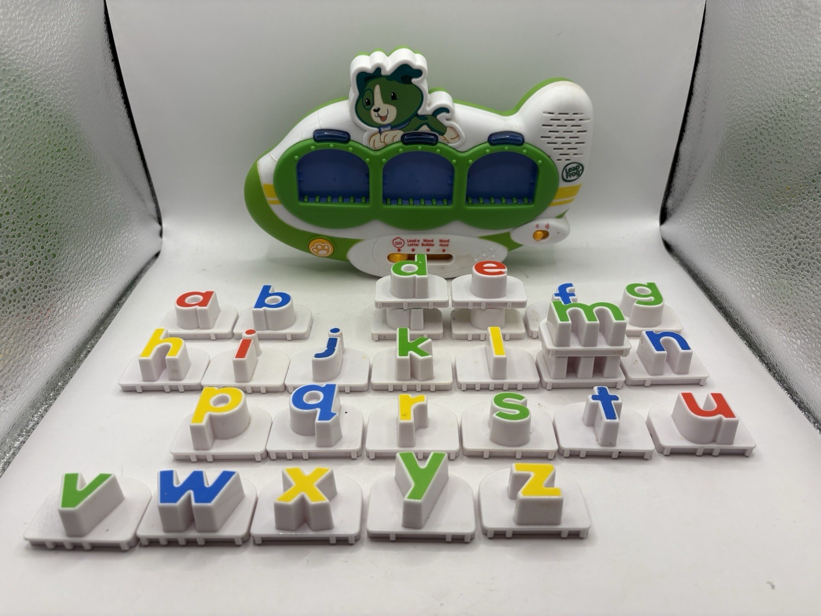 LeapFrog Magnetic Fridge Phonics Jet Plane Letters Word Alphabet Works READ!