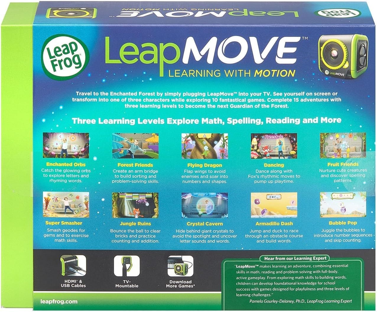 Interactive Motion Game System for Kids – 25 Learning Adventures Included