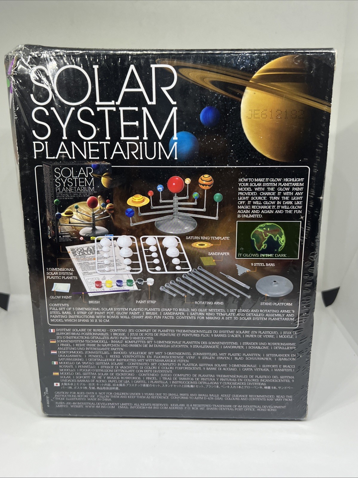 Solar System Planetarium Model Kit Kidz Labs 4M Brand NEW SEALED Ages 8+