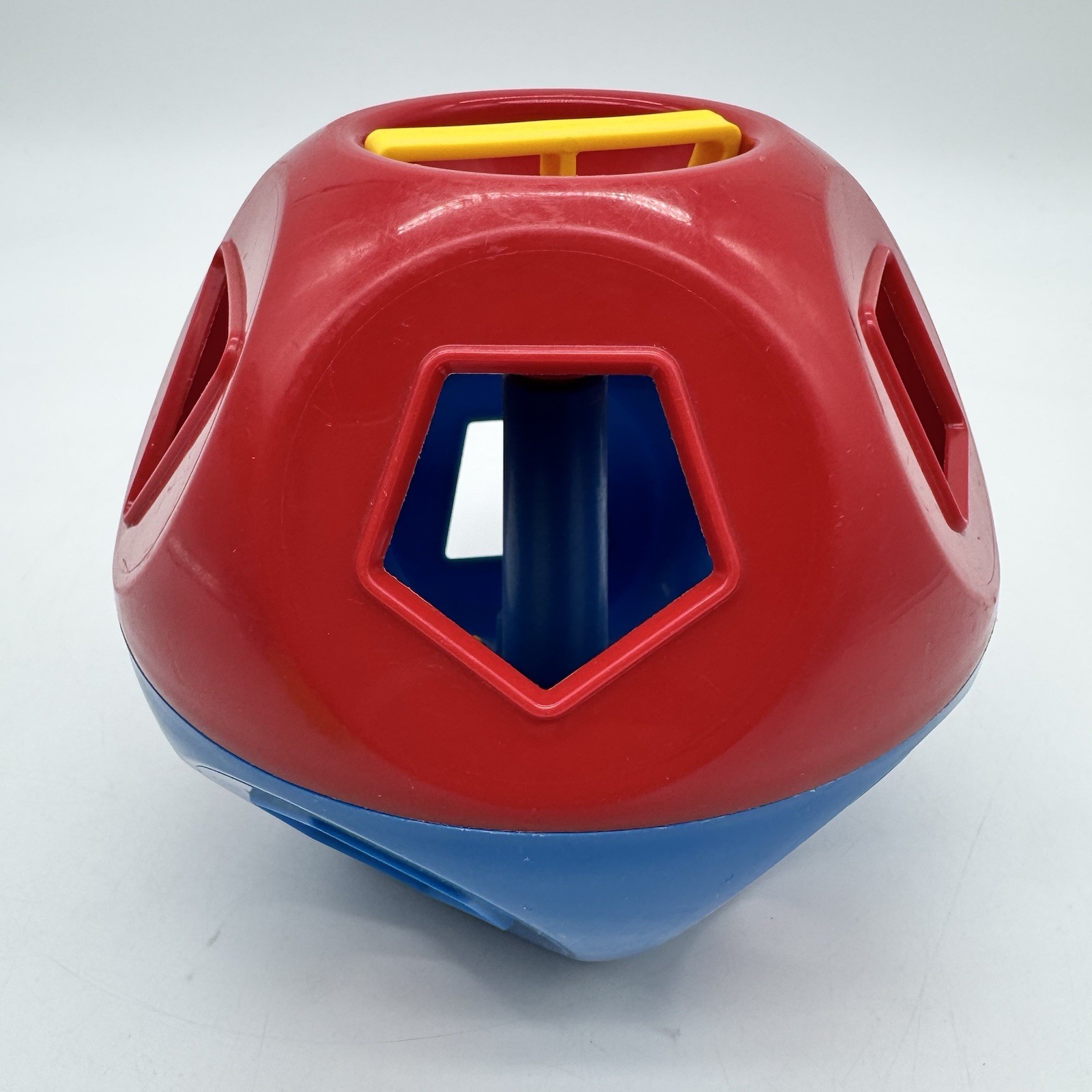 Tupperware Shape O Ball Puzzle Block Toy X10 Puzzle Piece Complete Red & Blue 10