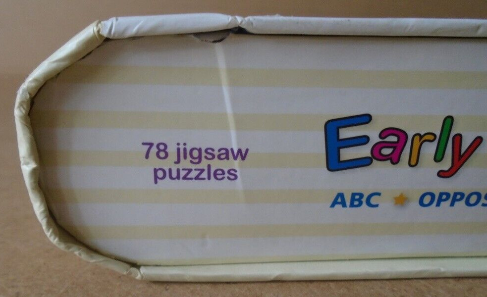 Early Learning Puzzle Set (ABC/Opposites/Numbers) by SpiceBox (100% complete)