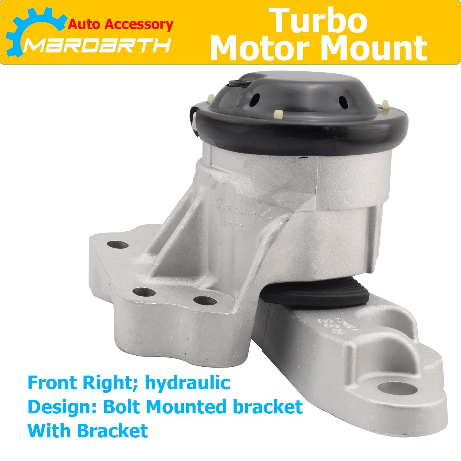 A5663HY Front Right Motor Mount Compatible with 11-15 Ford Explorer 3.5L, Pol…