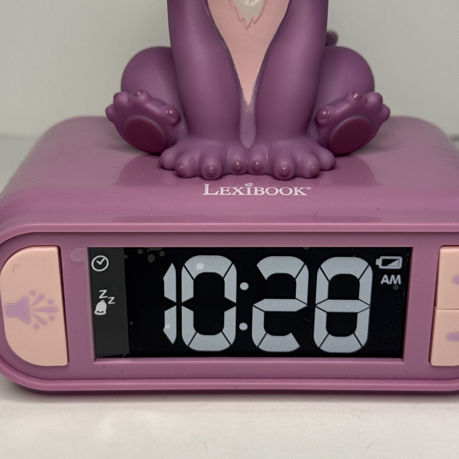 Lexibook Disney Stitch Angel Alarm Clock & Nightlight with Sounds NEW/OFB