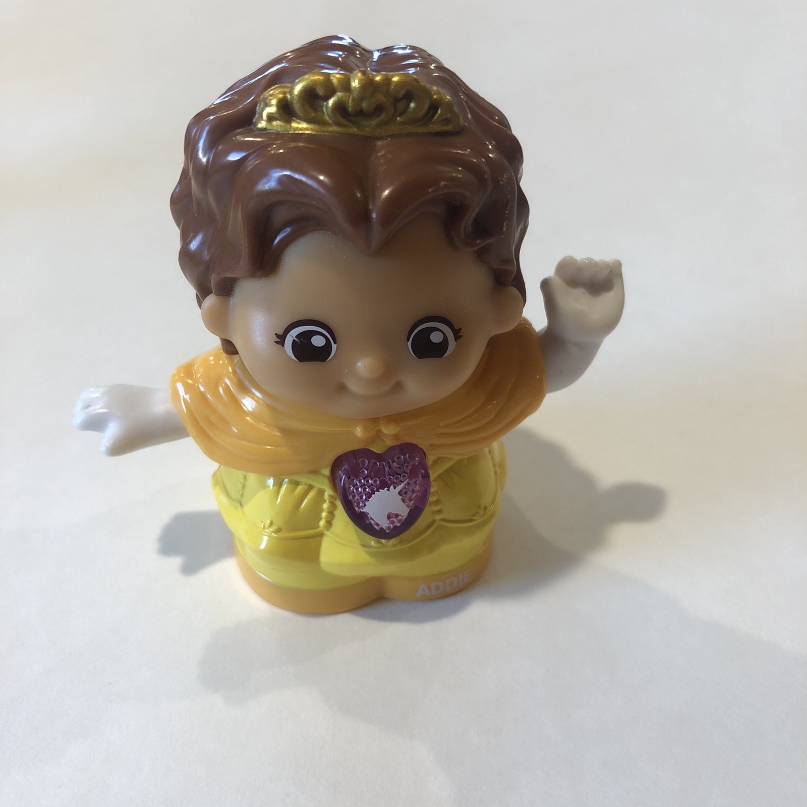 VTech GO GO SMART Person Addie The Princess Yellow Dress Tested/works