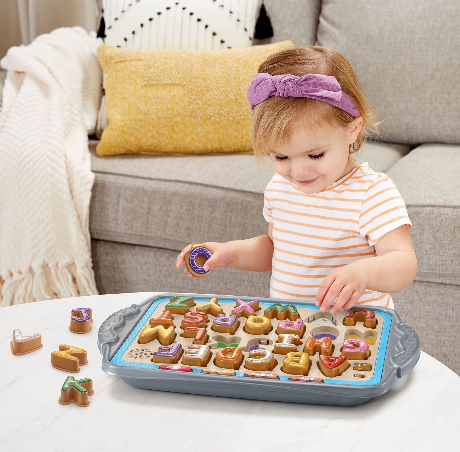 Match and Learn Cookies Letter Shaped Toys for Preschool Ages 2 Cooking Fun