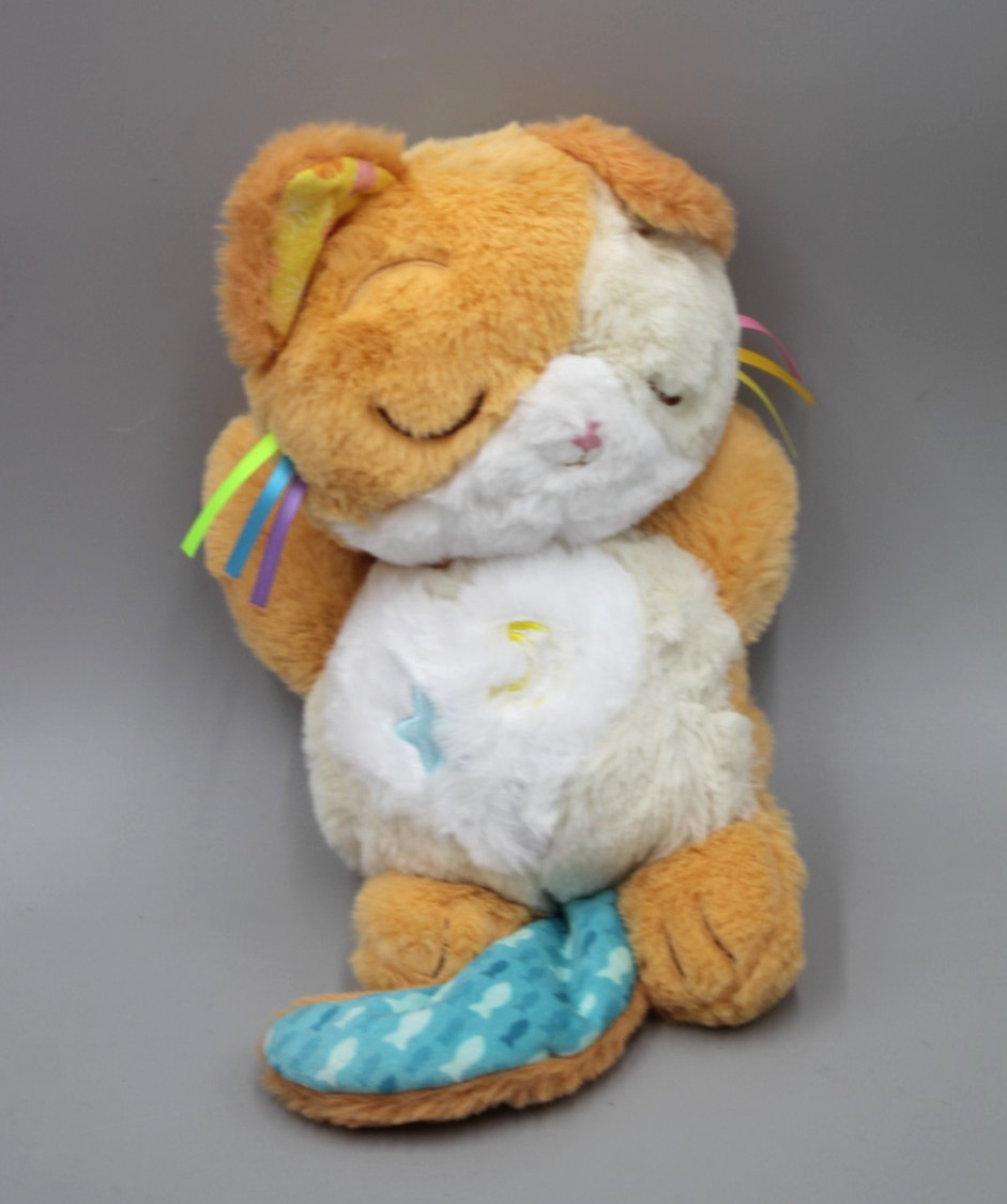 VTech Calming Purrs Kitten Baby Sleep Aid Light Sound White Noise Cat WORKING
