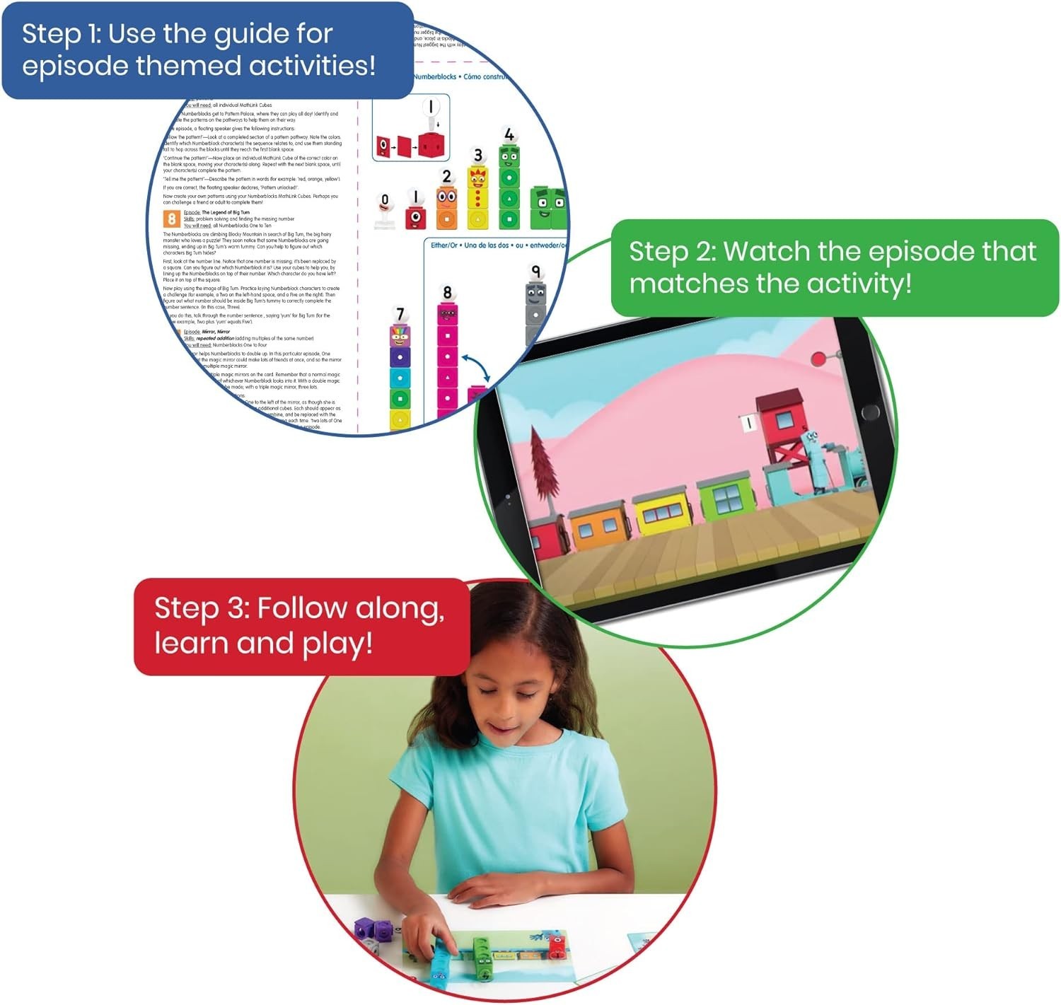 Numberblocks MathLink Cubes: Preschool Math Learning Activity Set