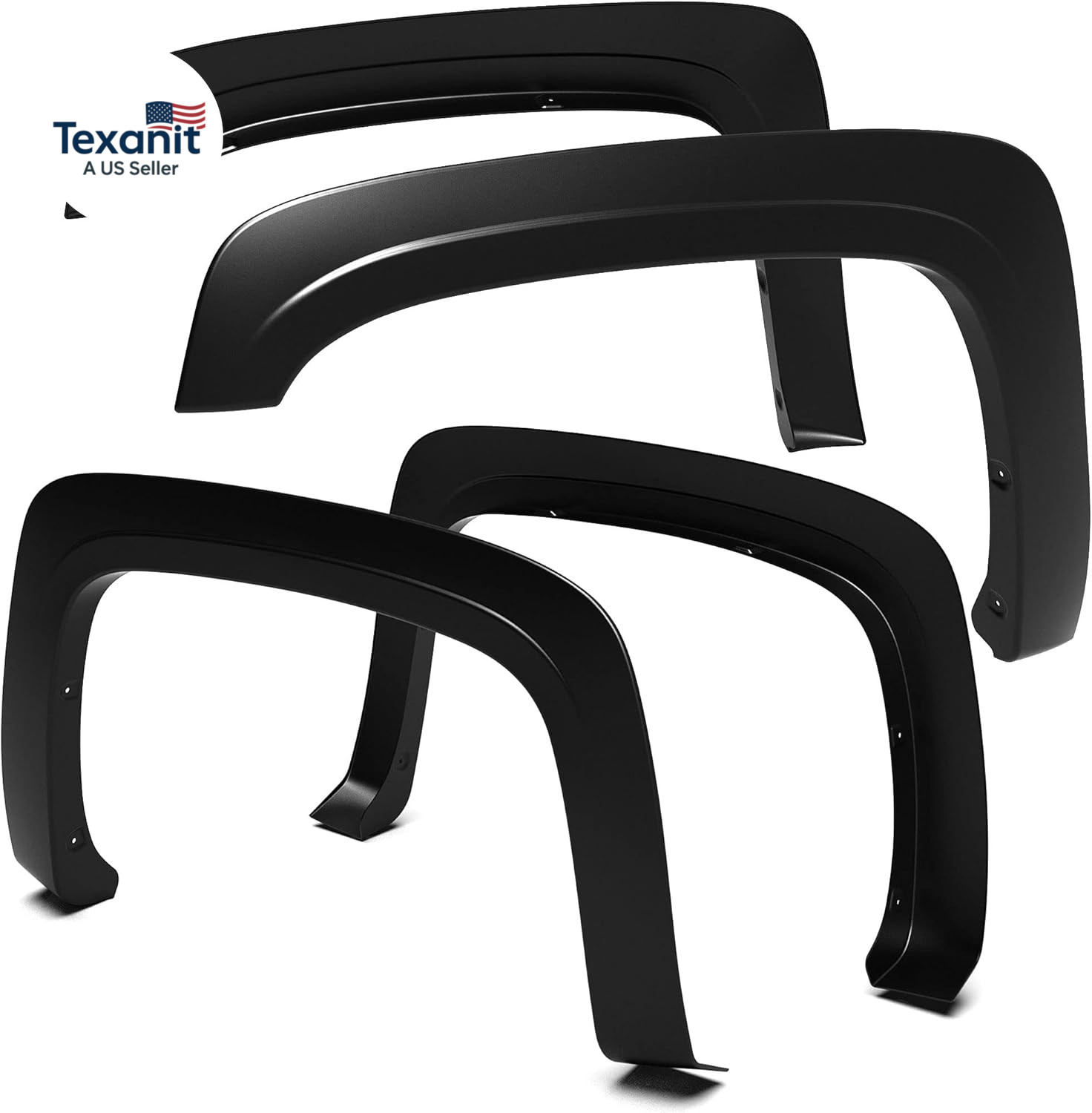 Fender Flare Compatible with 2007-2013 Chevy Silverado 1500 2500 3500HD (Not Fit