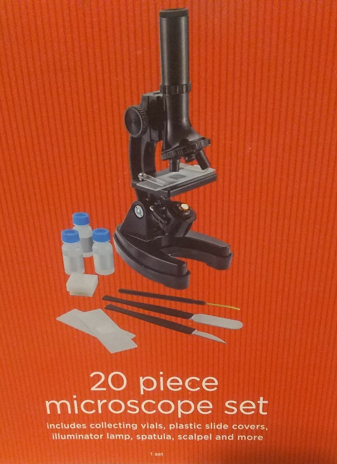 Target Store Brand 20 Piece Microscope Set New