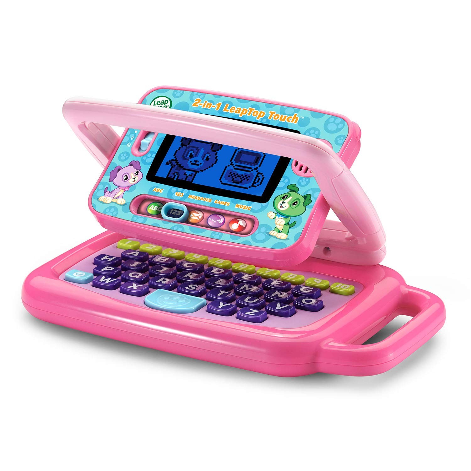 LeapFrog 2-in-1 LeapTop Touch, Pink Standard Packaging,