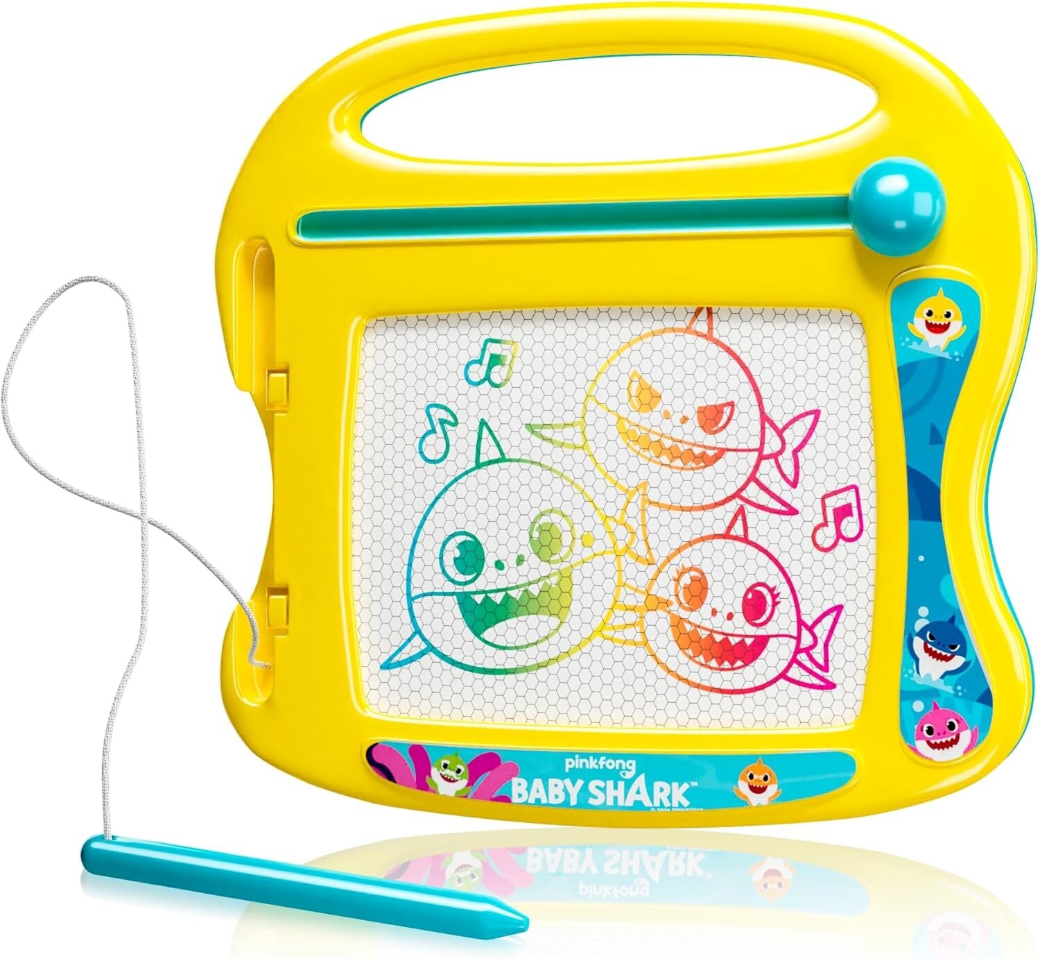 Lollipop Baby Shark Travel Magnetic Drawing Board for Boys or Girls