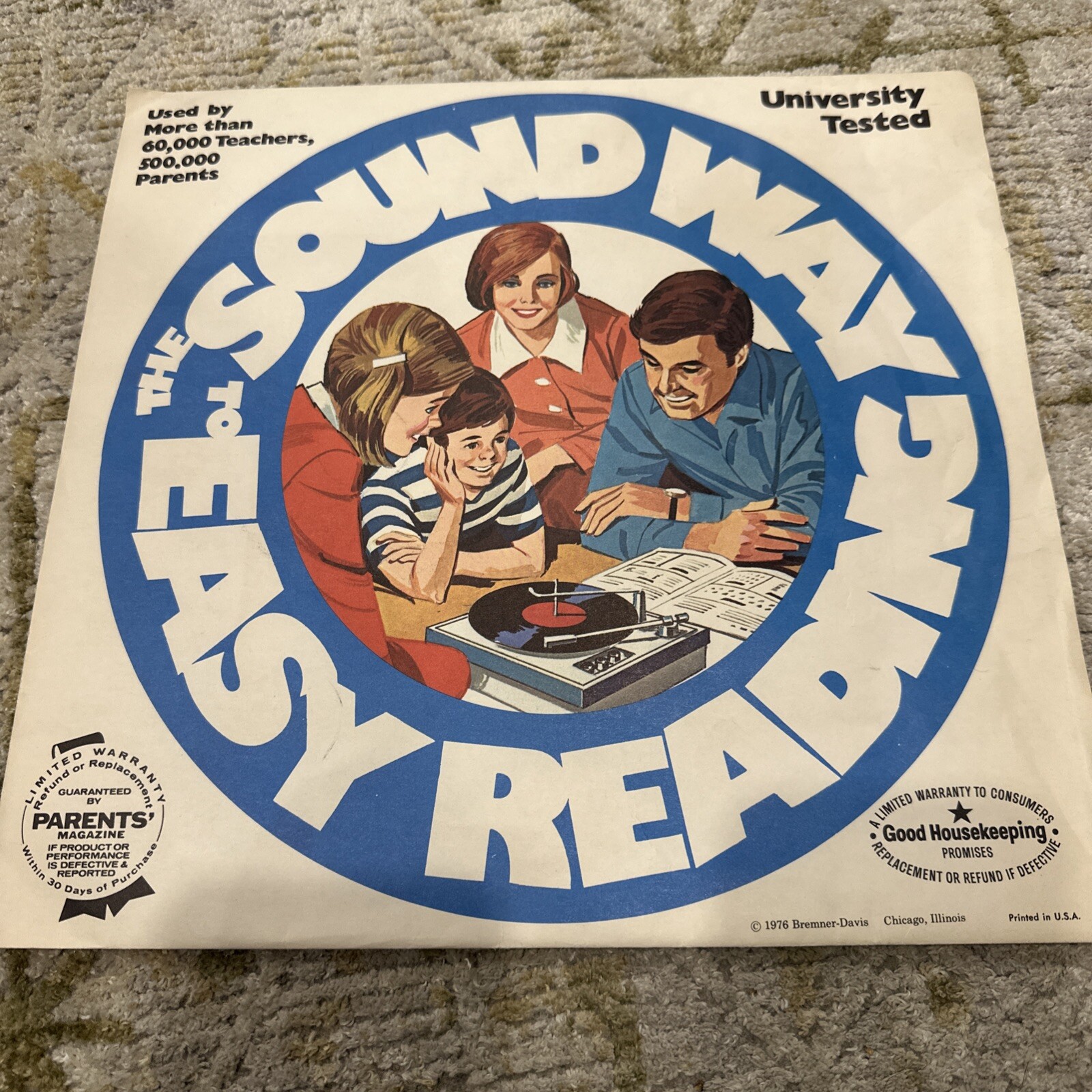 Vintage The Sound Way To Easy Reading Learning System 4 records see description