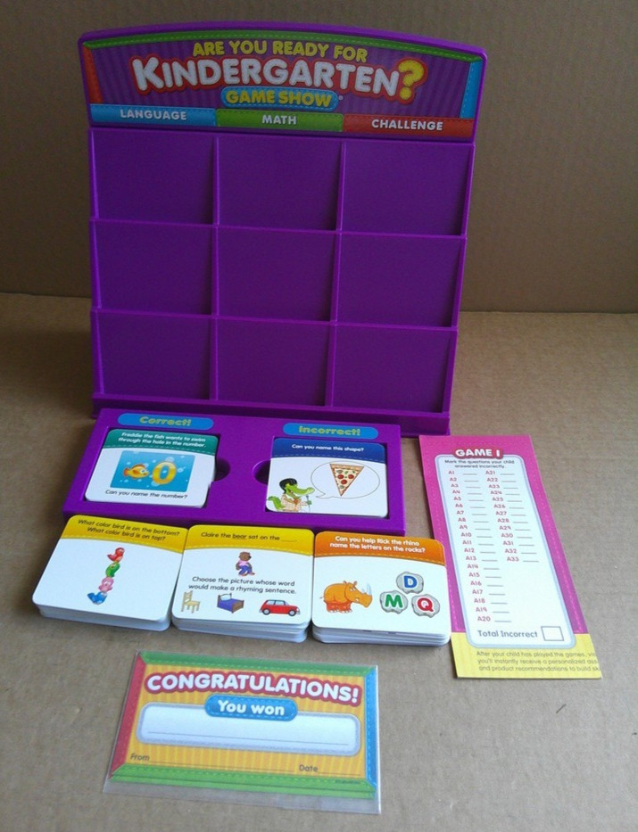 LAKESHORE Are You Ready for Kindergarten? Game Show ~ Age 4 – 5 yrs.