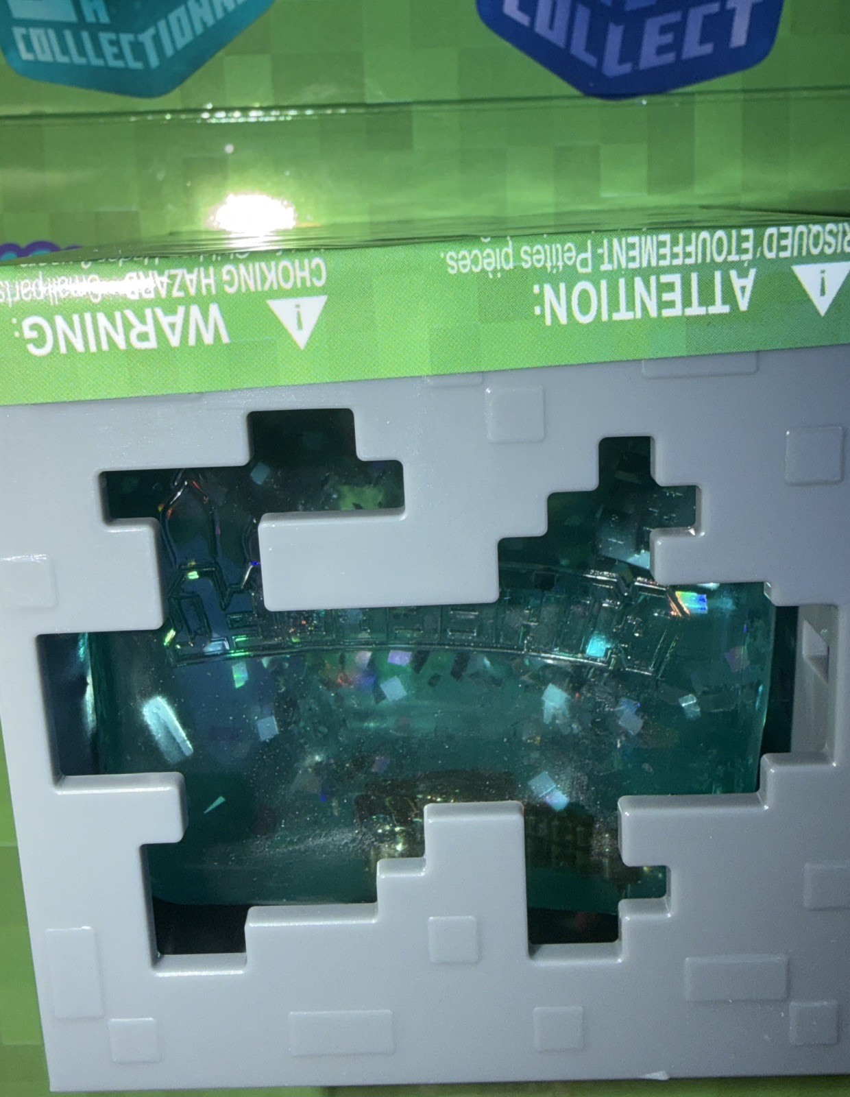⛏️ Minecraft Jelly Cube RARE Viral Squishy CONTAINS 1/48 Real GOLD Plated Tool!